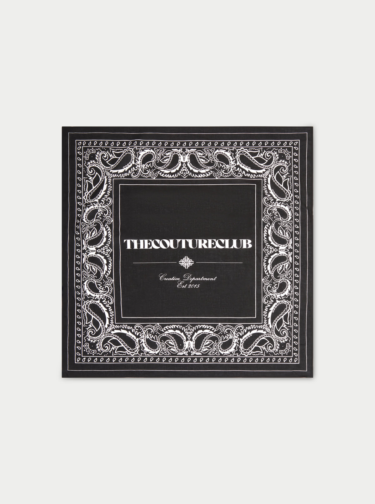 COPYRIGHT PAISLEY BANDANA - BLACK