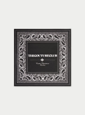 COPYRIGHT PAISLEY BANDANA - BLACK