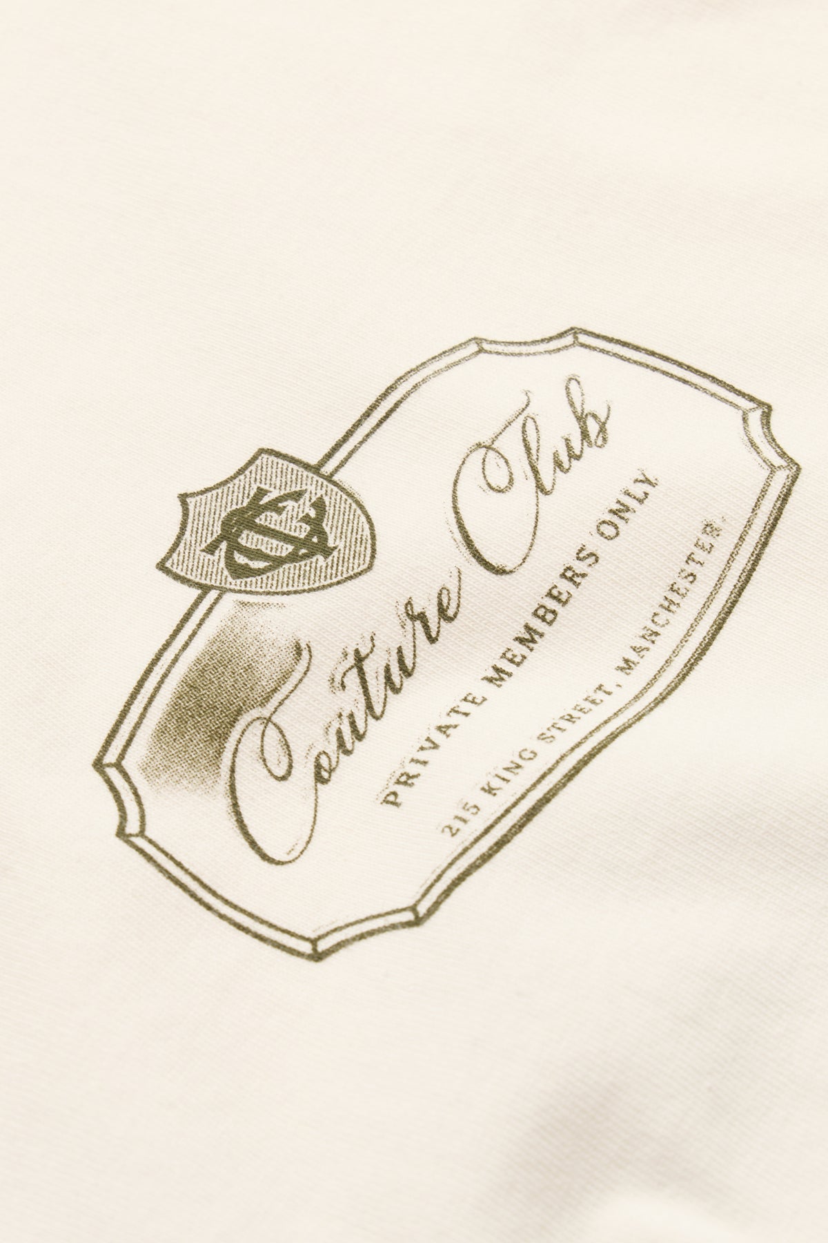 PRIVATE MEMBERS CLUB LONG SLEEVE T-SHIRT - OFF WHITE