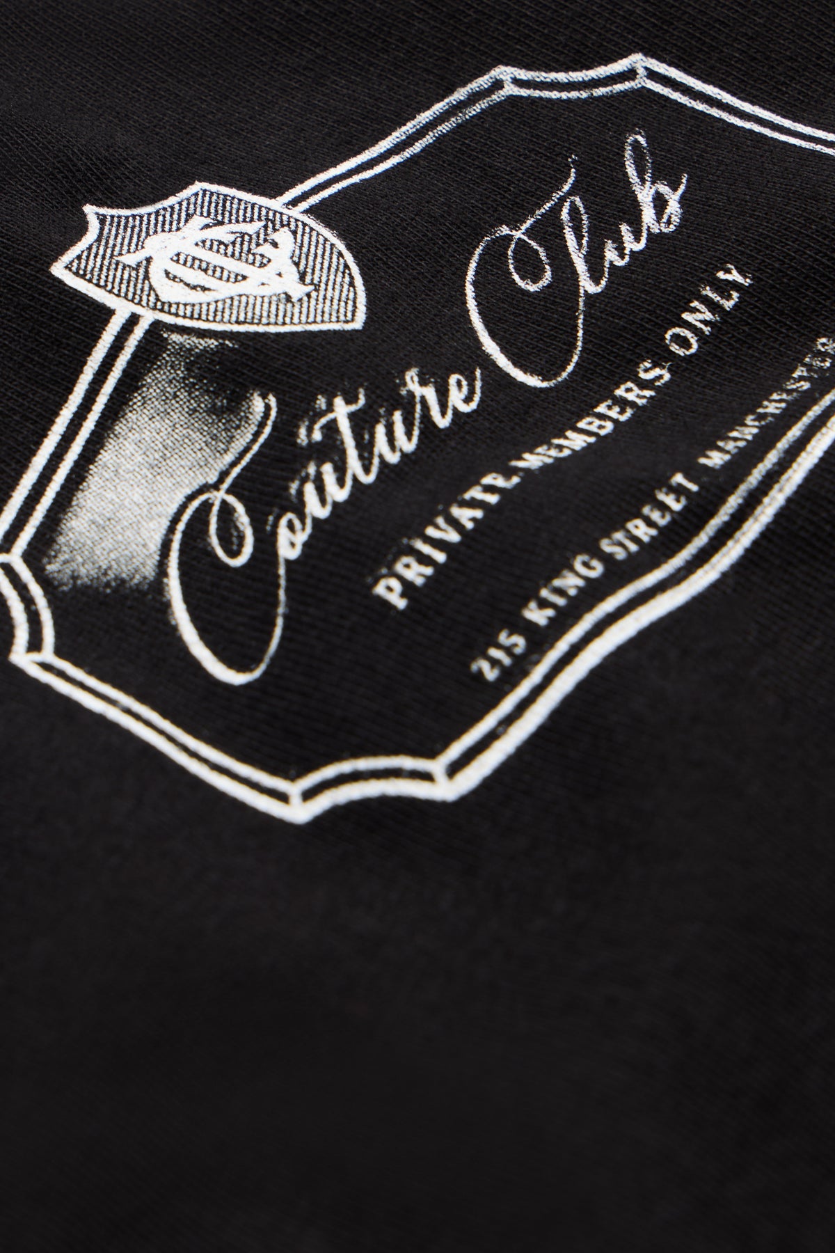 PRIVATE MEMBERS CLUB LONG SLEEVE T-SHIRT - BLACK