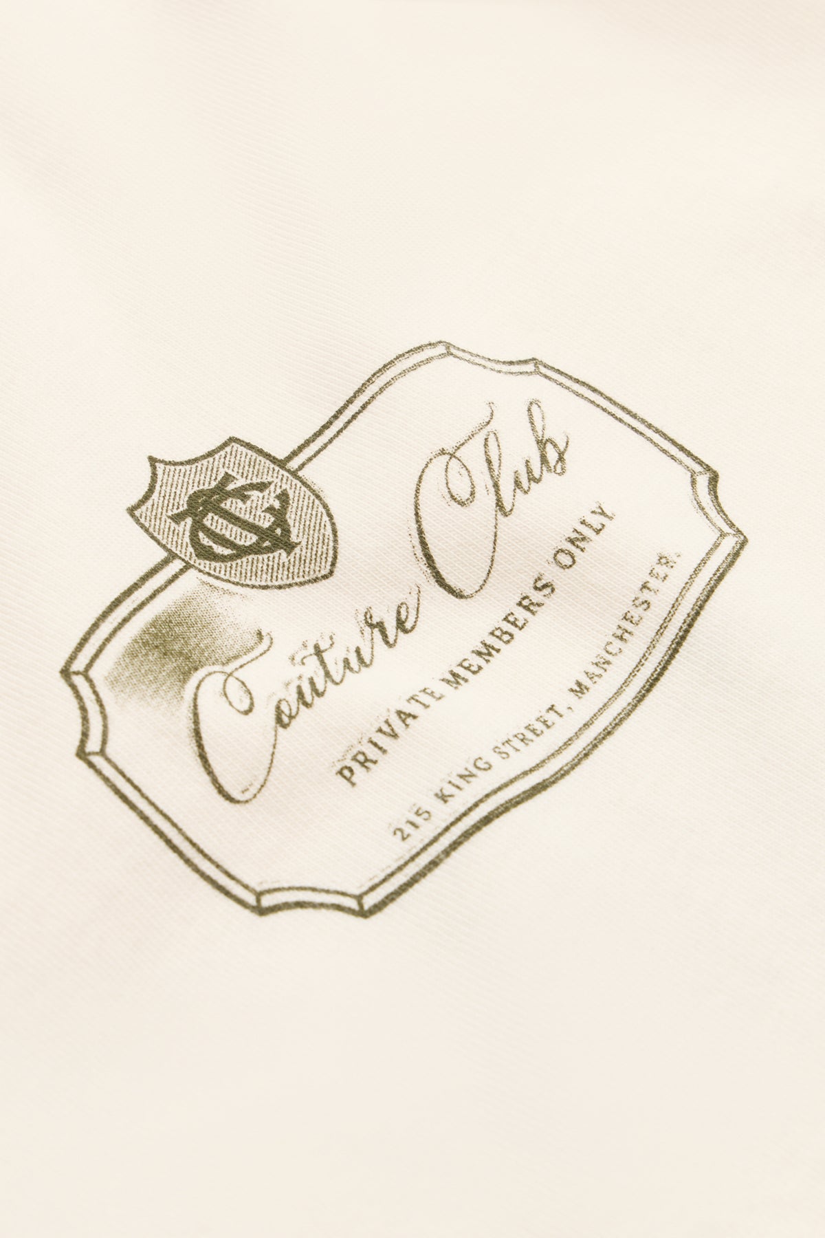 PRIVATE MEMBERS CLUB T-SHIRT - OFF WHITE