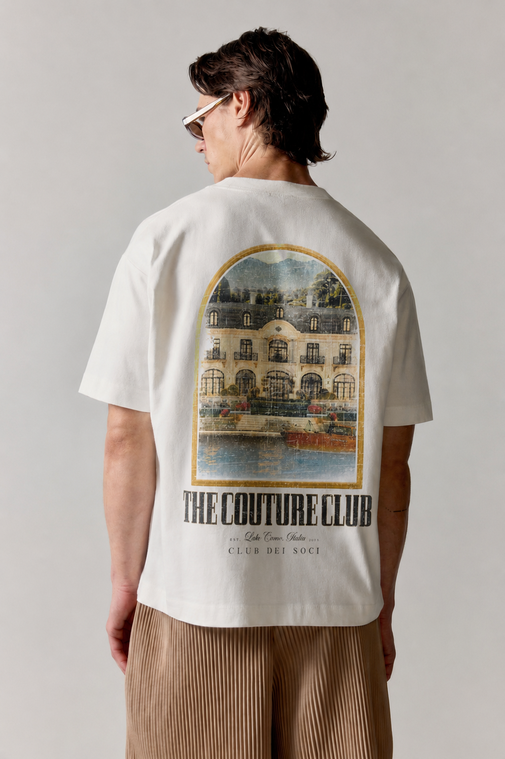 LAKE COMO GRAPHIC T-SHIRT - OFF WHITE