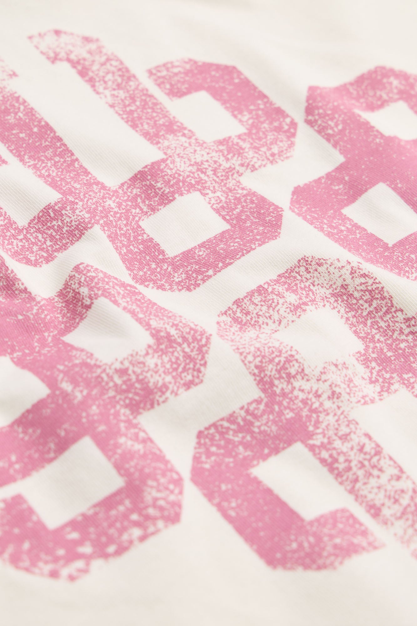 VINTAGE EMBLEM GRAPHIC CUT OFF VEST - OFF WHITE PINK