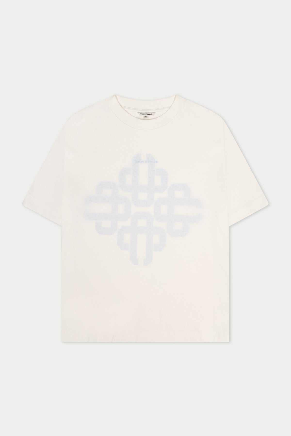 EMBLEM REVERSE PRINT T-SHIRT - BLUE