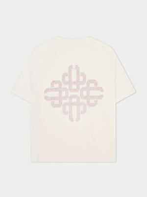 EMBLEM REVERSE PRINT T-SHIRT - RED