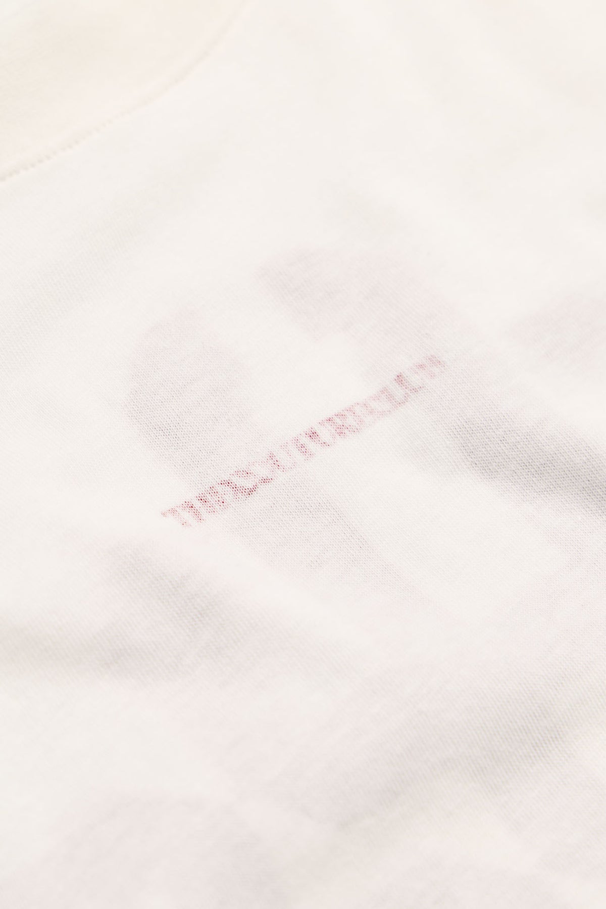 EMBLEM REVERSE PRINT T-SHIRT - RED