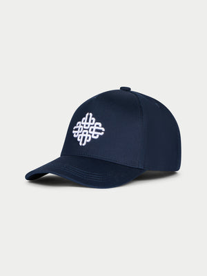 EMBLEM EMBROIDERY CAP - NAVY