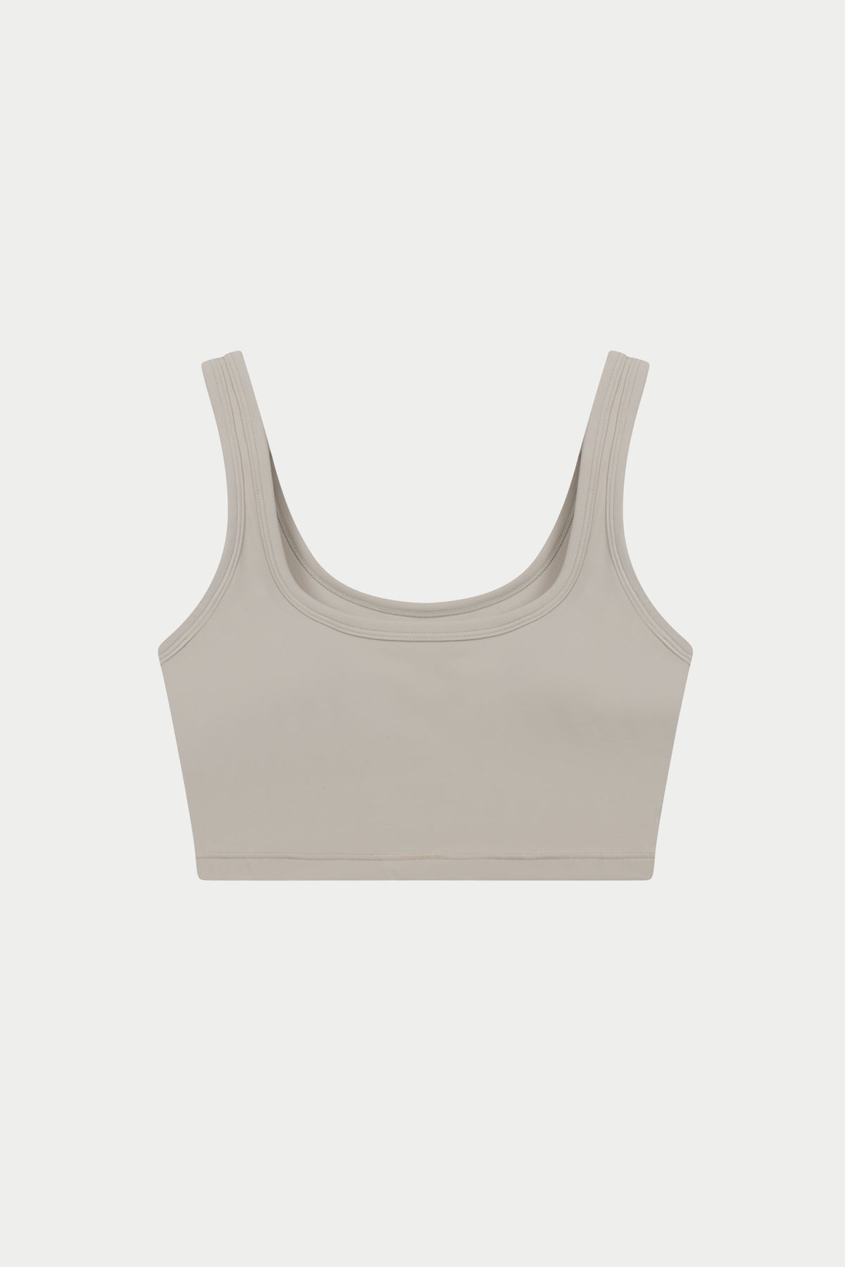 SCULPTING STRETCH EMBLEM SPORTS BRA - BONE
