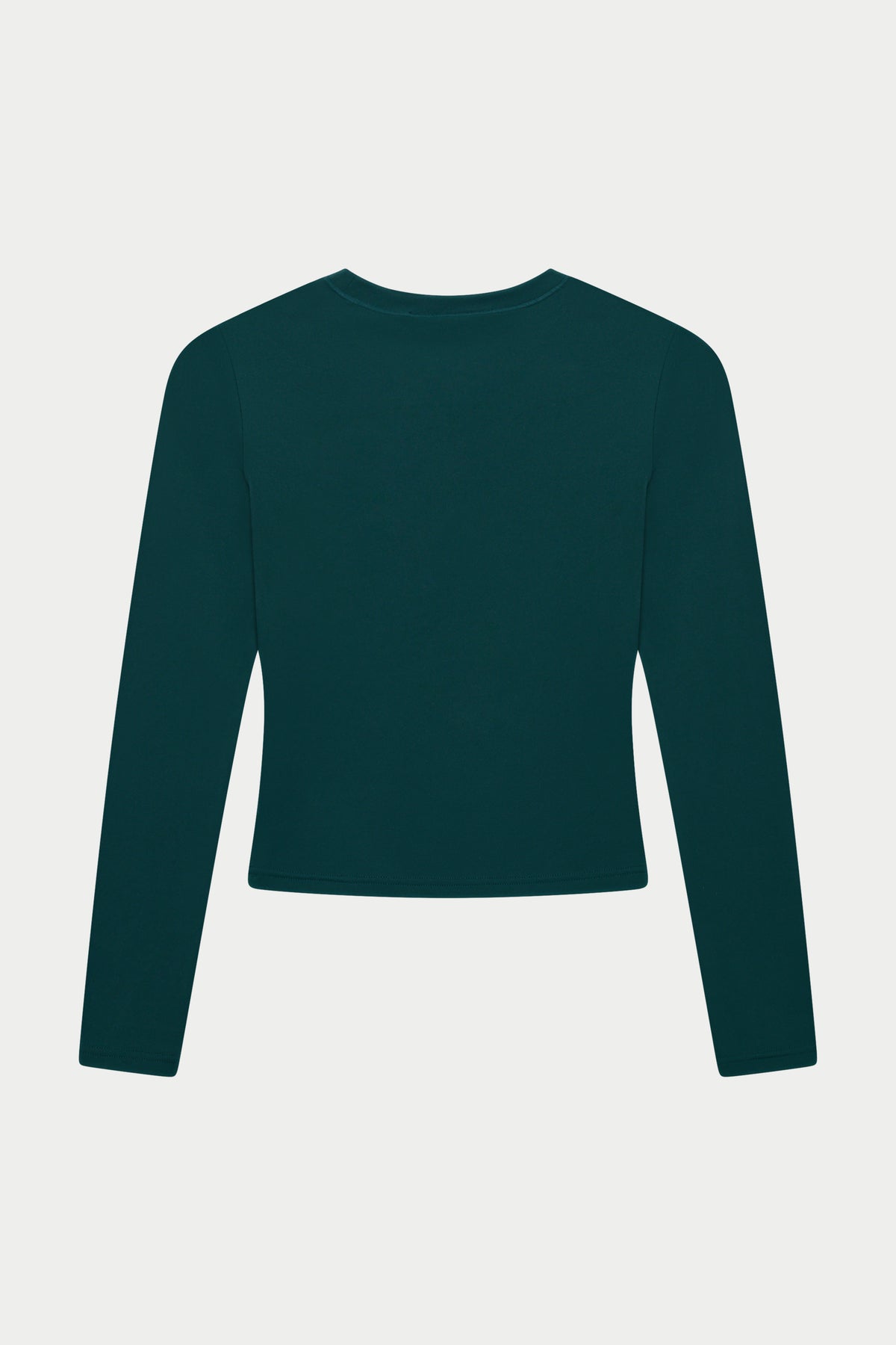 SCULPTING STRETCH LONG SLEEVE TOP - FOREST GREEN