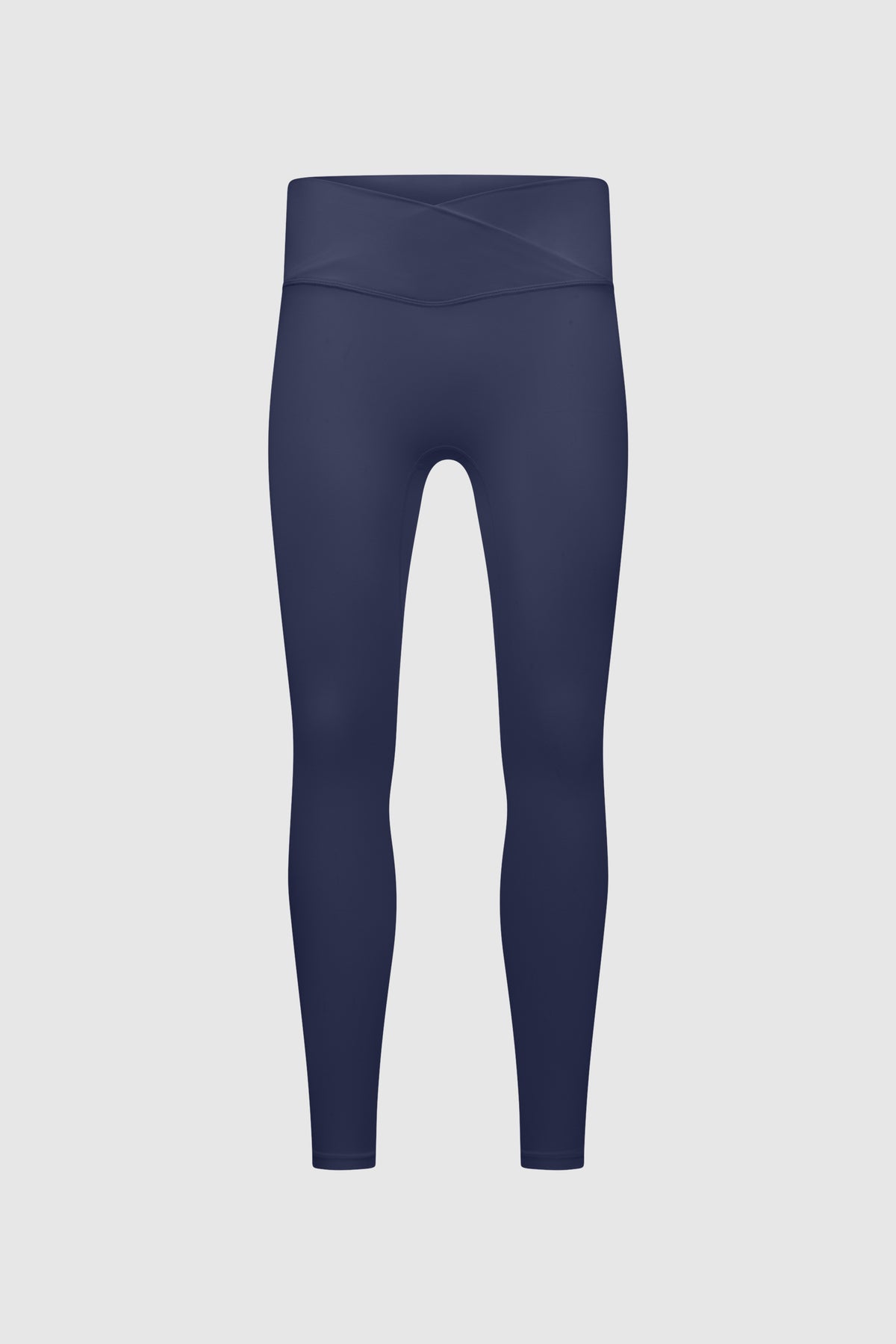 SCULPTING STRETCH CROSSOVER WAISTBAND LEGGINGS - DARK NAVY