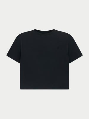 SHOULDER PAD T-SHIRT - BLACK