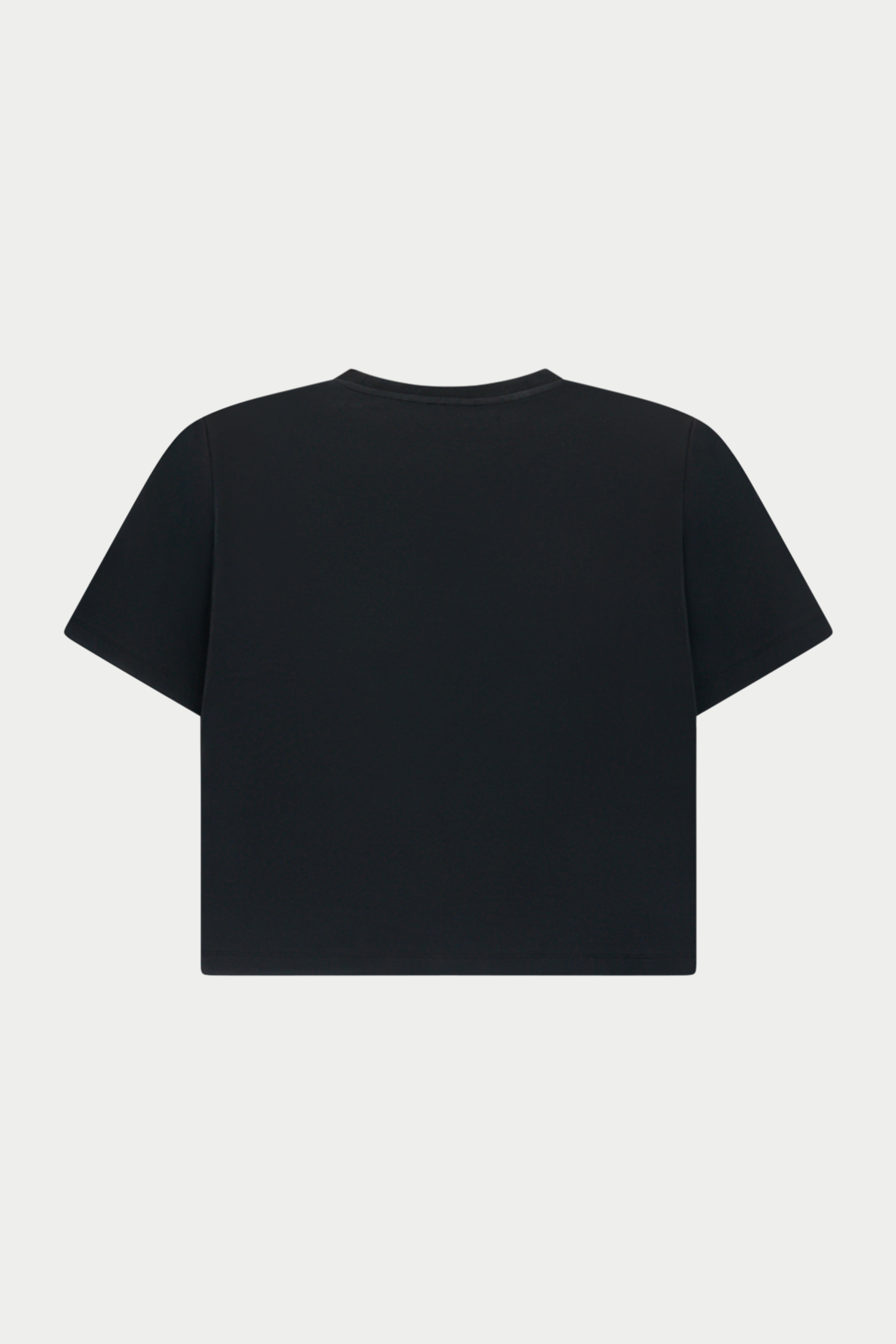 SHOULDER PAD T-SHIRT - BLACK