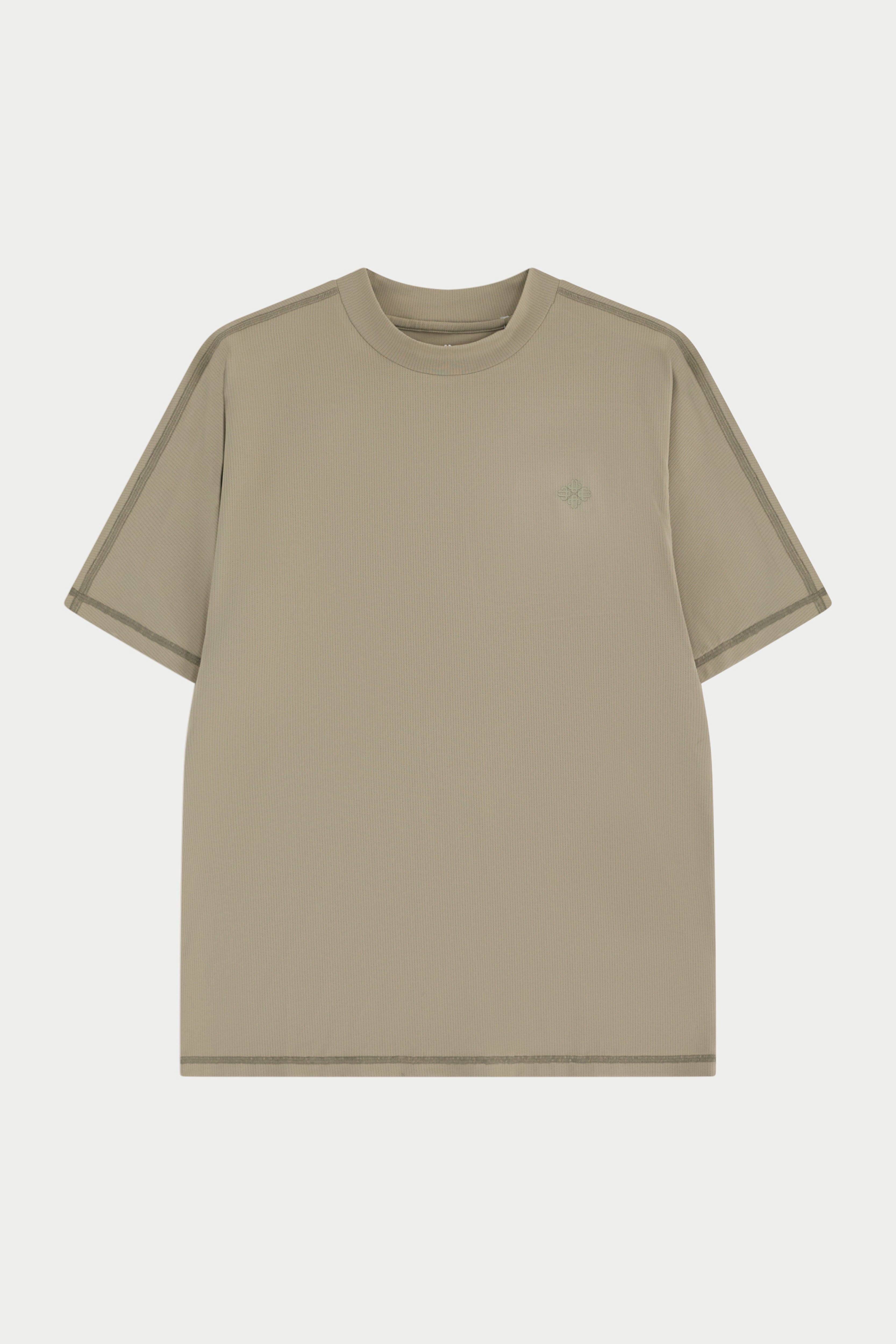 SHORT SLEEVE TRAINING TOP - KHAKI