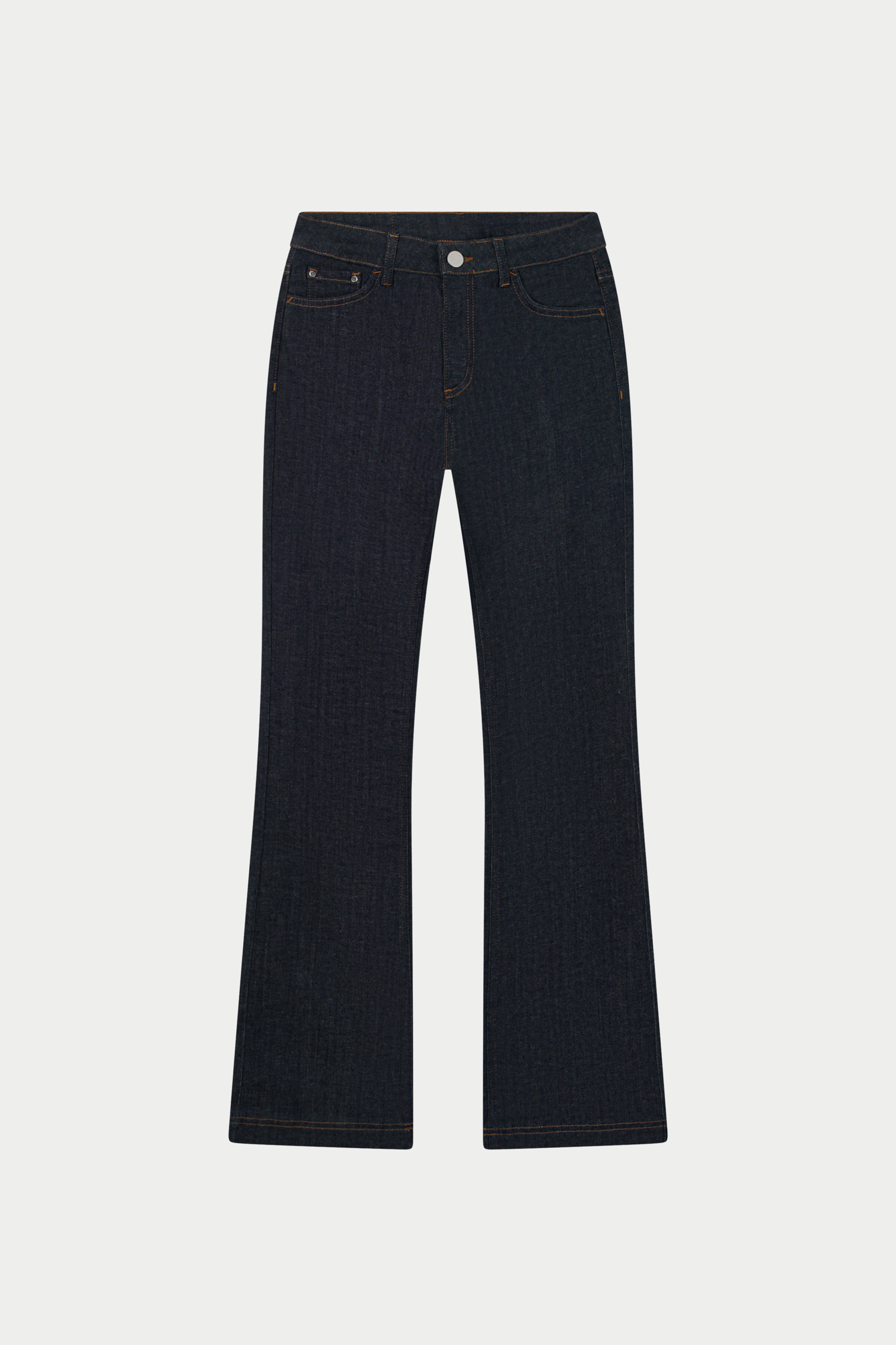 RELAXED FLARE JEANS - DARK INDIGO