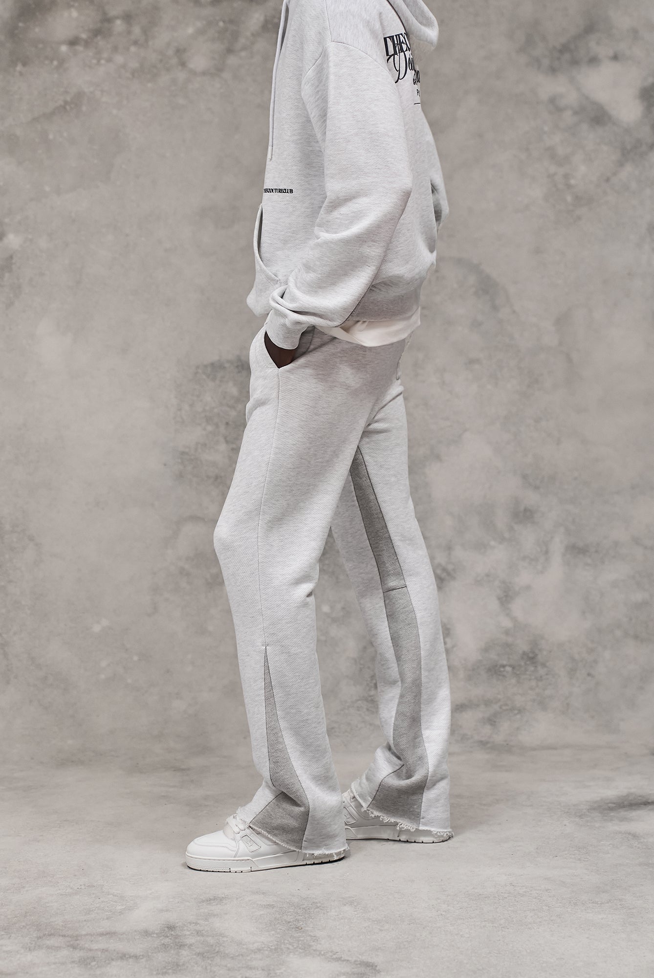 DESIGN DEPARTMENT PANEL JOGGERS - GREY MARL