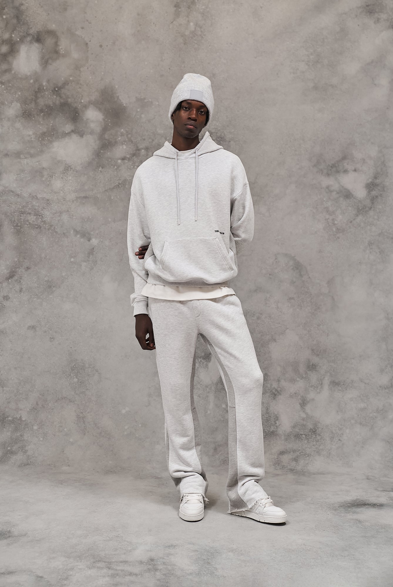 DESIGN DEPARTMENT PANEL JOGGERS - GREY MARL