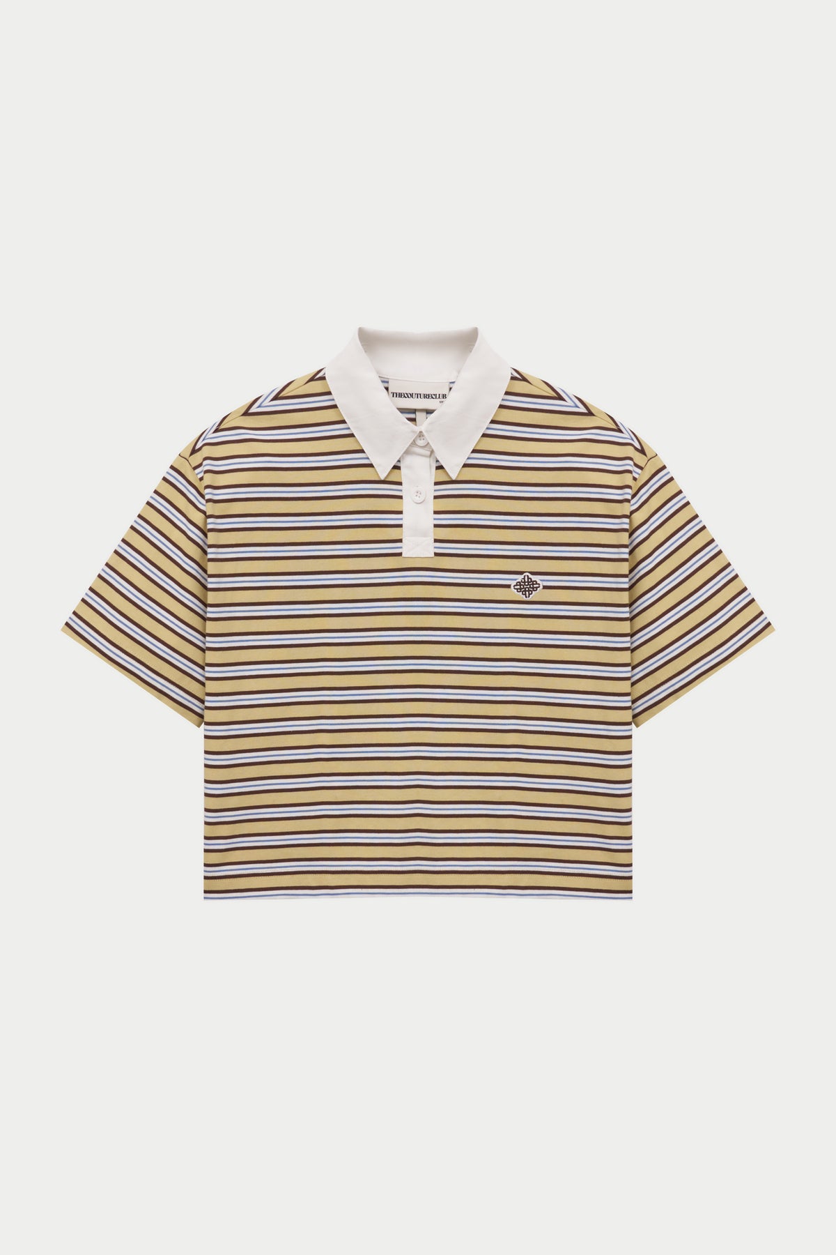 STRIPED POLO TEE - YELLOW