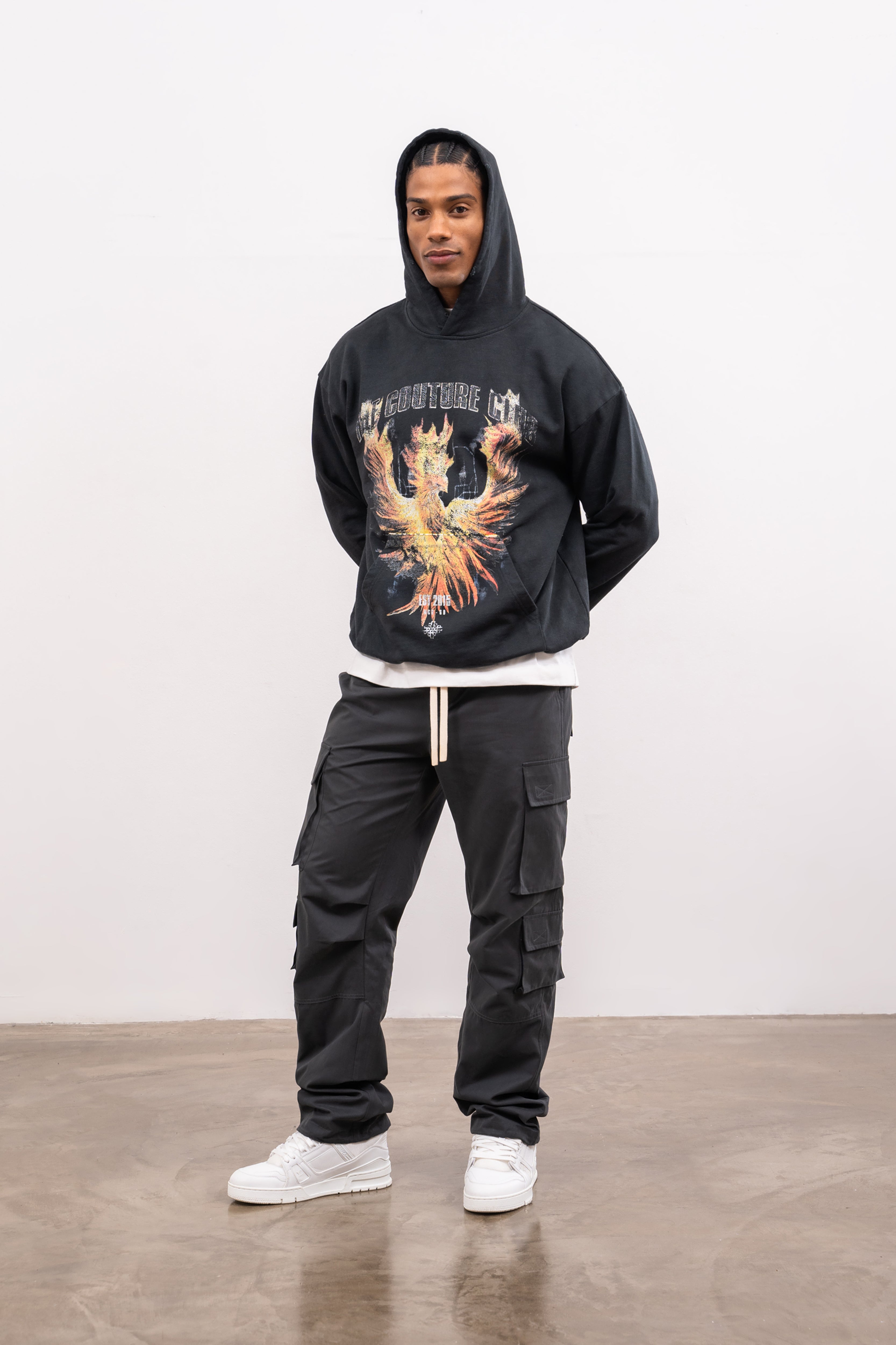 ESSENTIALS CARGO PANT - CHARCOAL