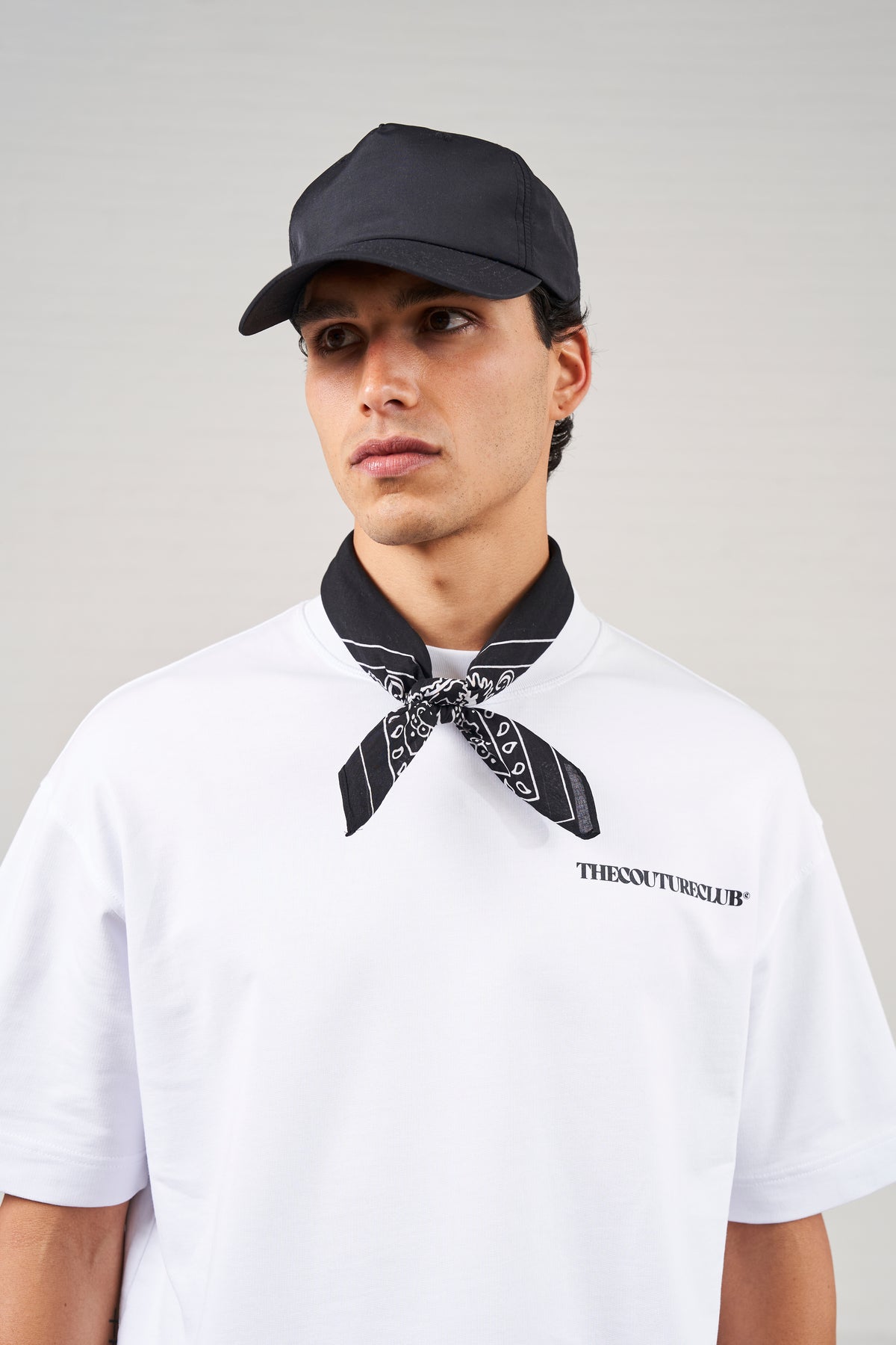 COPYRIGHT PAISLEY BANDANA - BLACK
