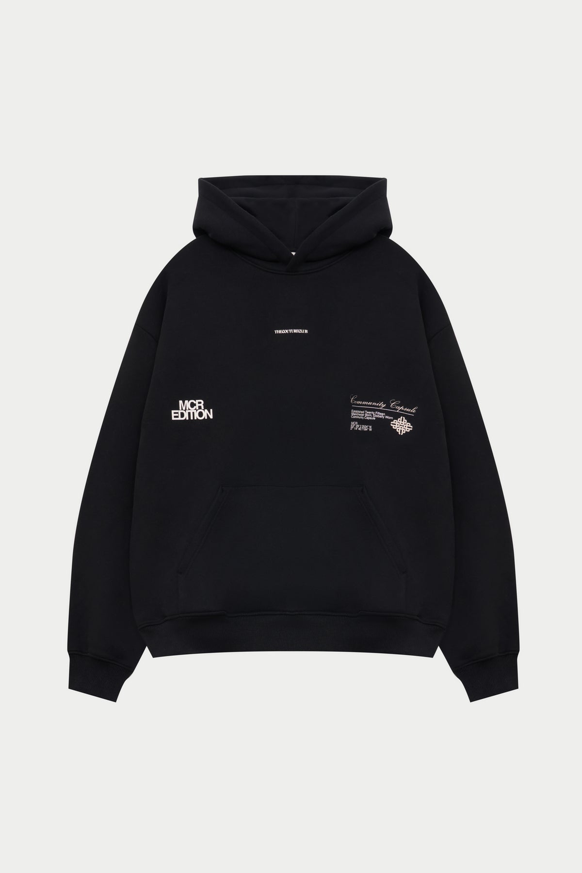 COMMUNITY CAPSULE HOODIE - BLACK