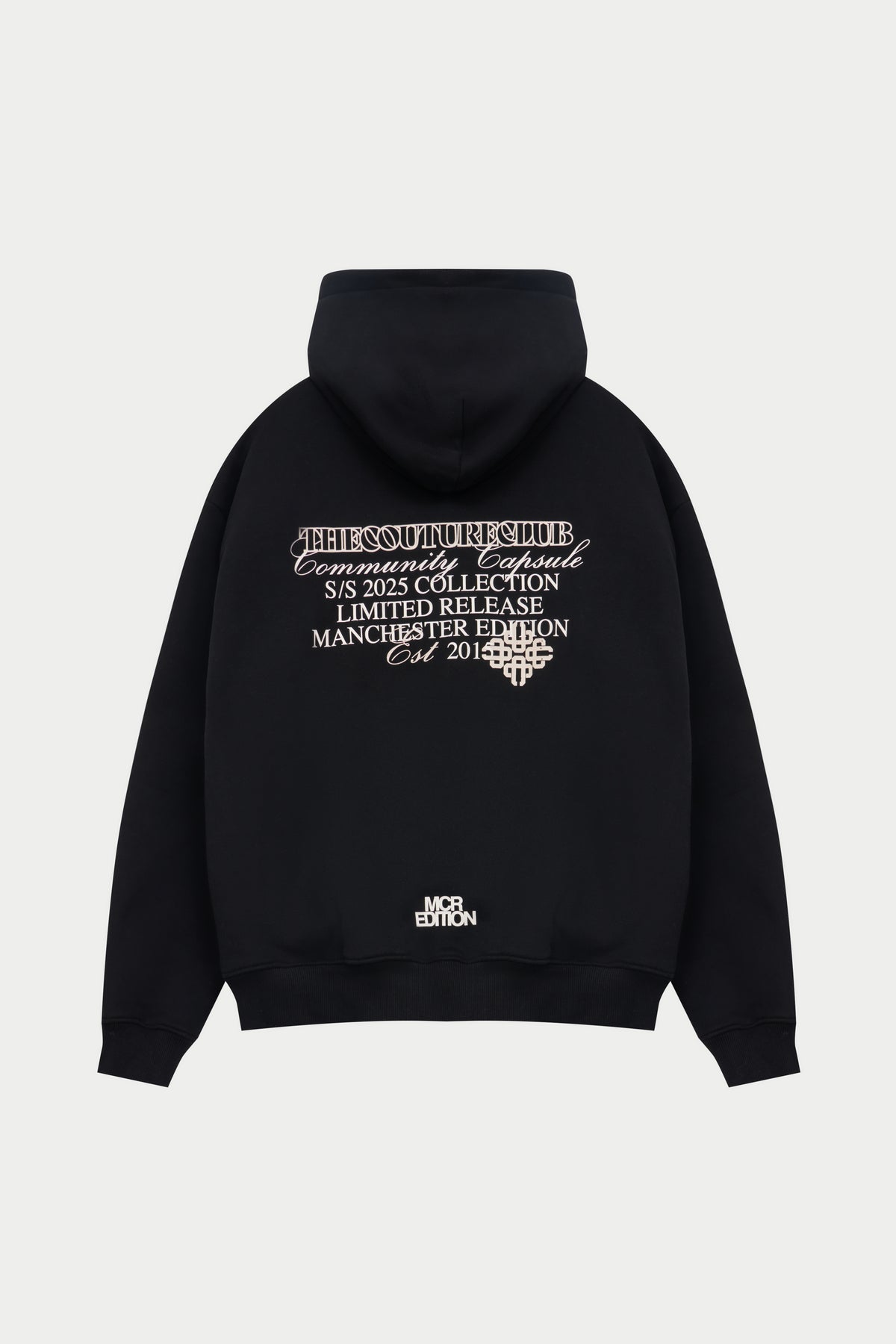 COMMUNITY CAPSULE HOODIE - BLACK