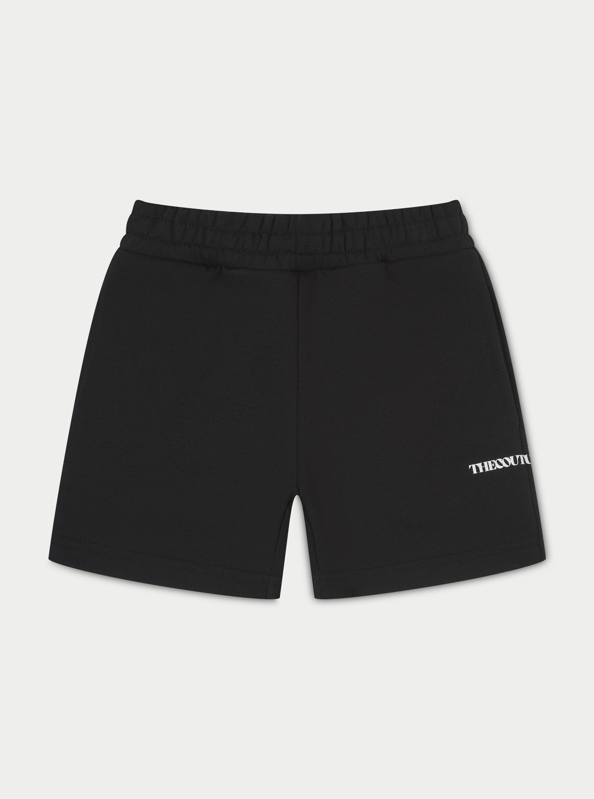 Kids Raw Seam Shorts - Black