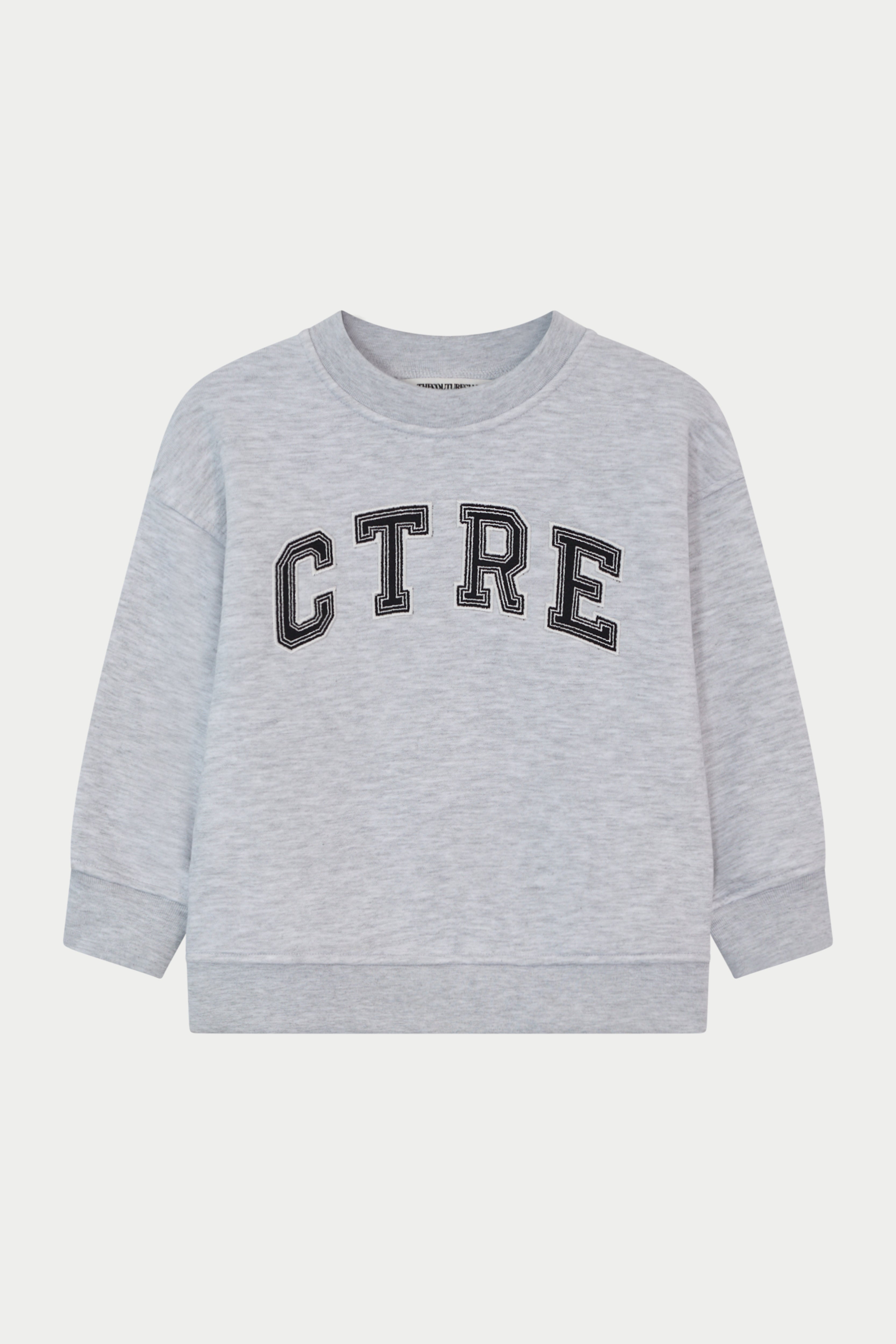 KIDS CTRE SWEATSHIRT - GREY MARL