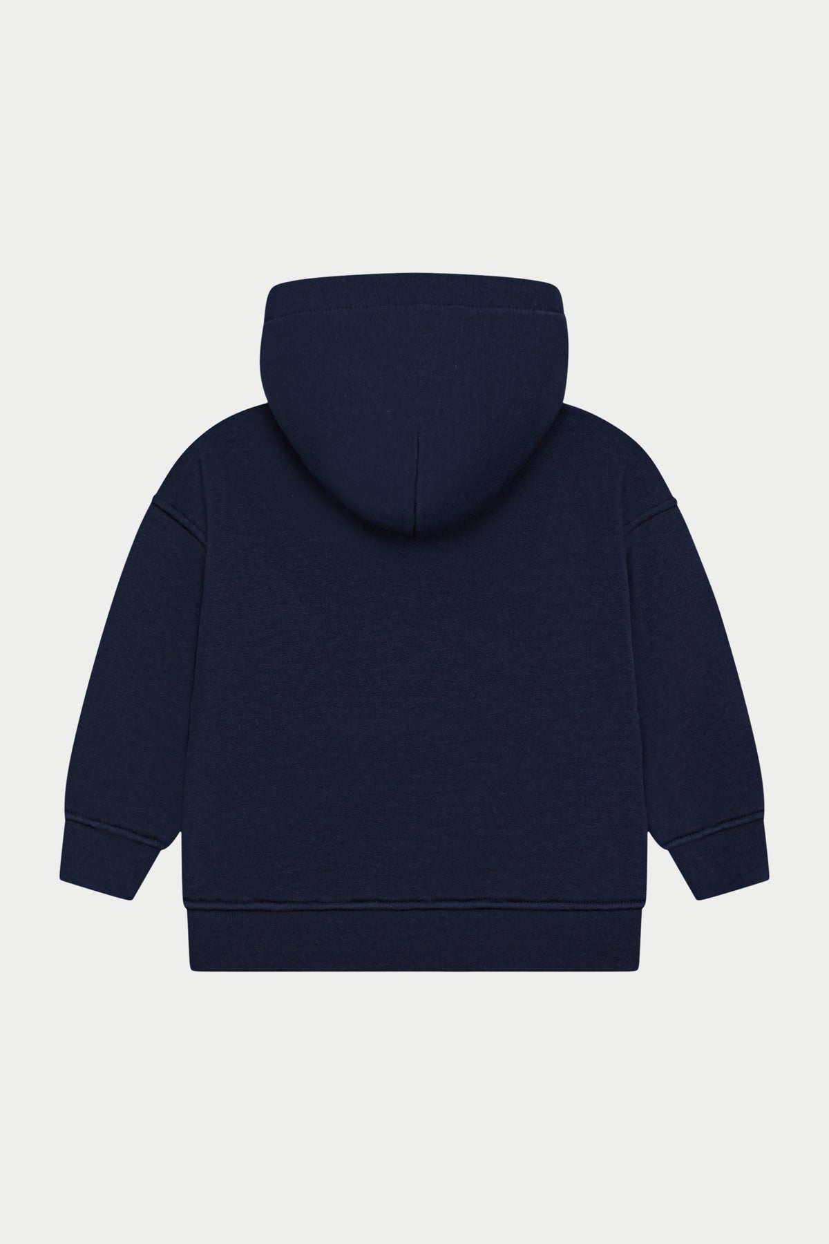 JUNIOR EMBLEM APPLIQUE HOODIE - NAVY