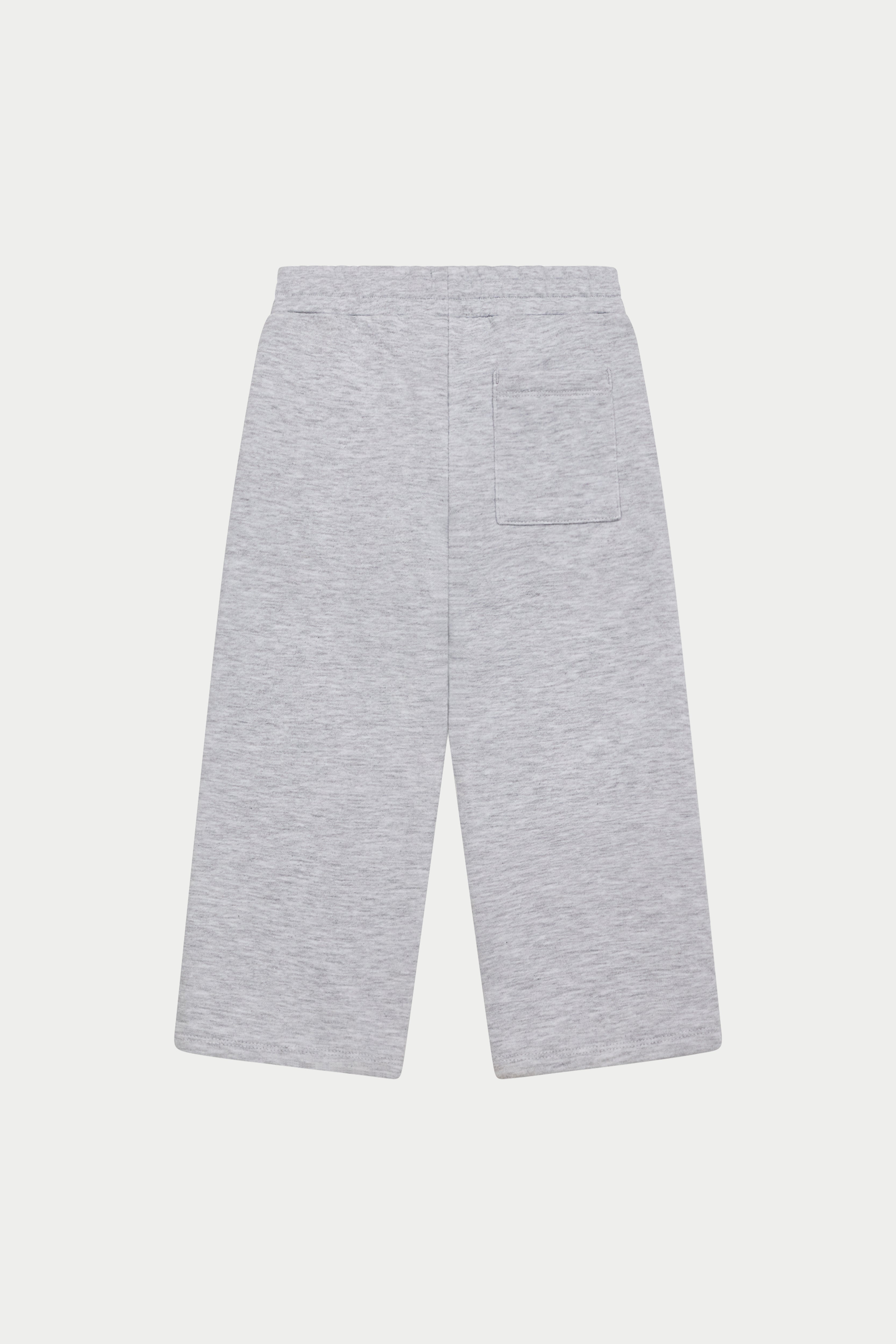 JUNIOR MONOGRAM EMBLEM APPLIQUE JOGGERS - GREY MARL