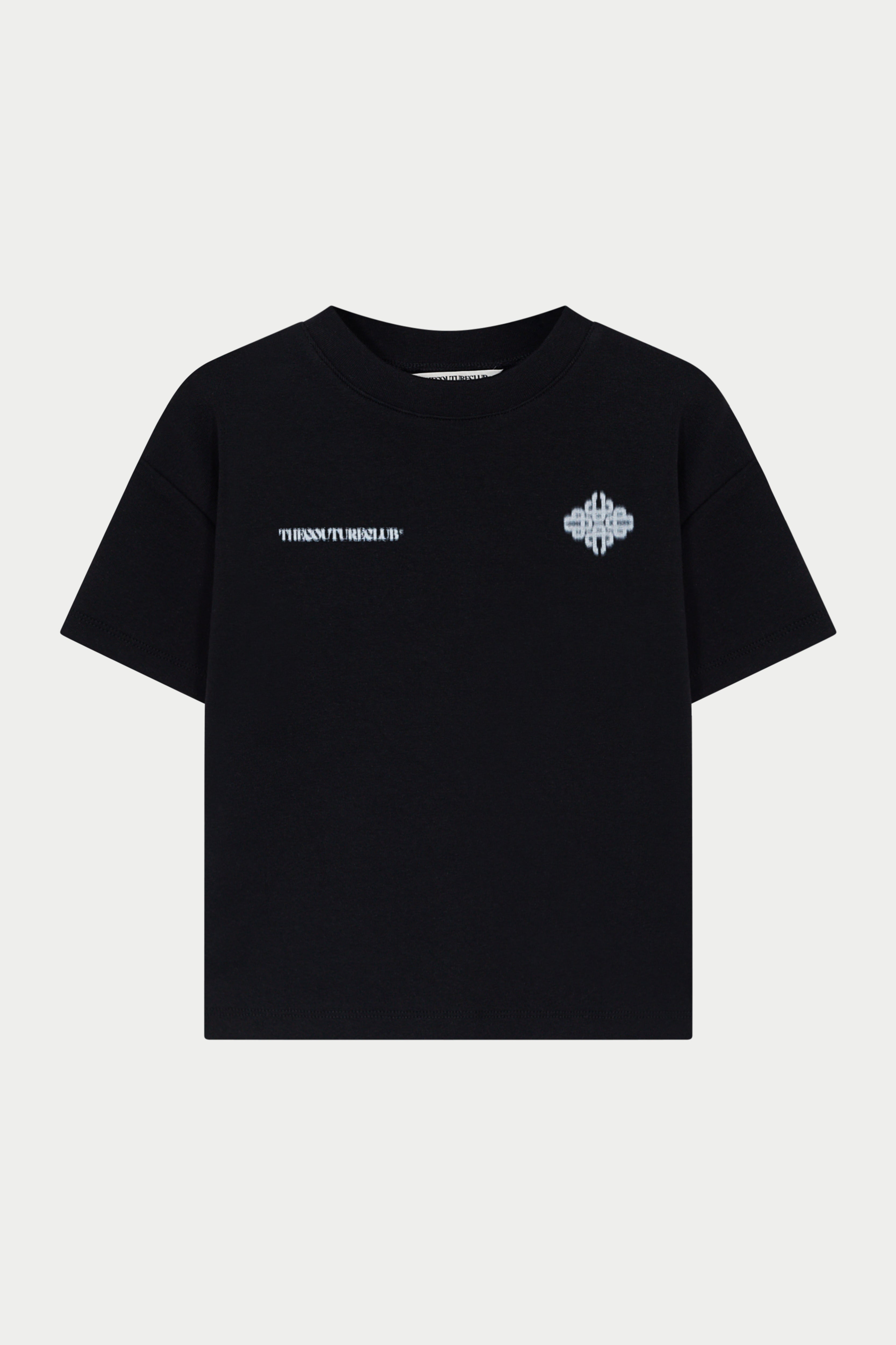 JUNIOR MOTION BLURRED T-SHIRT - BLACK