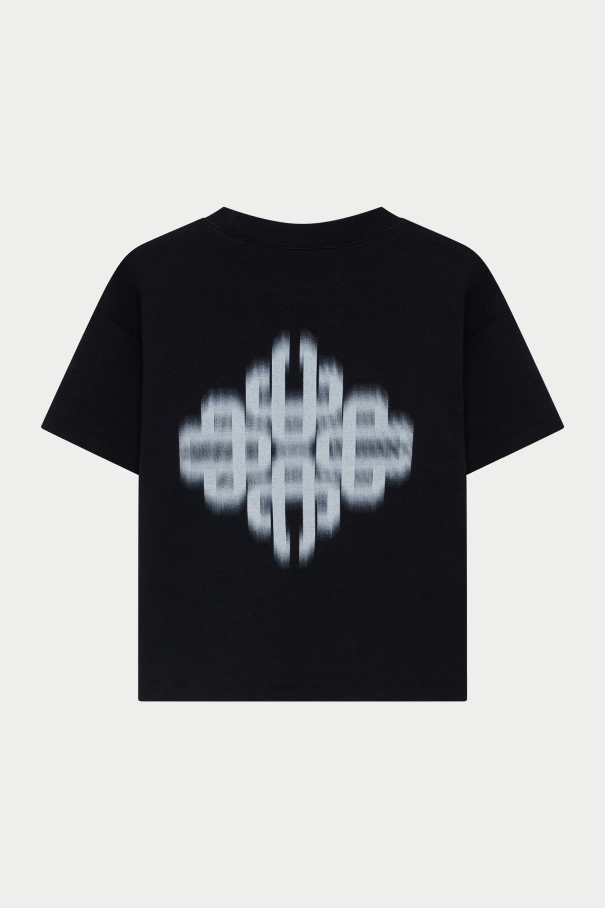 JUNIOR MOTION BLURRED T-SHIRT - BLACK