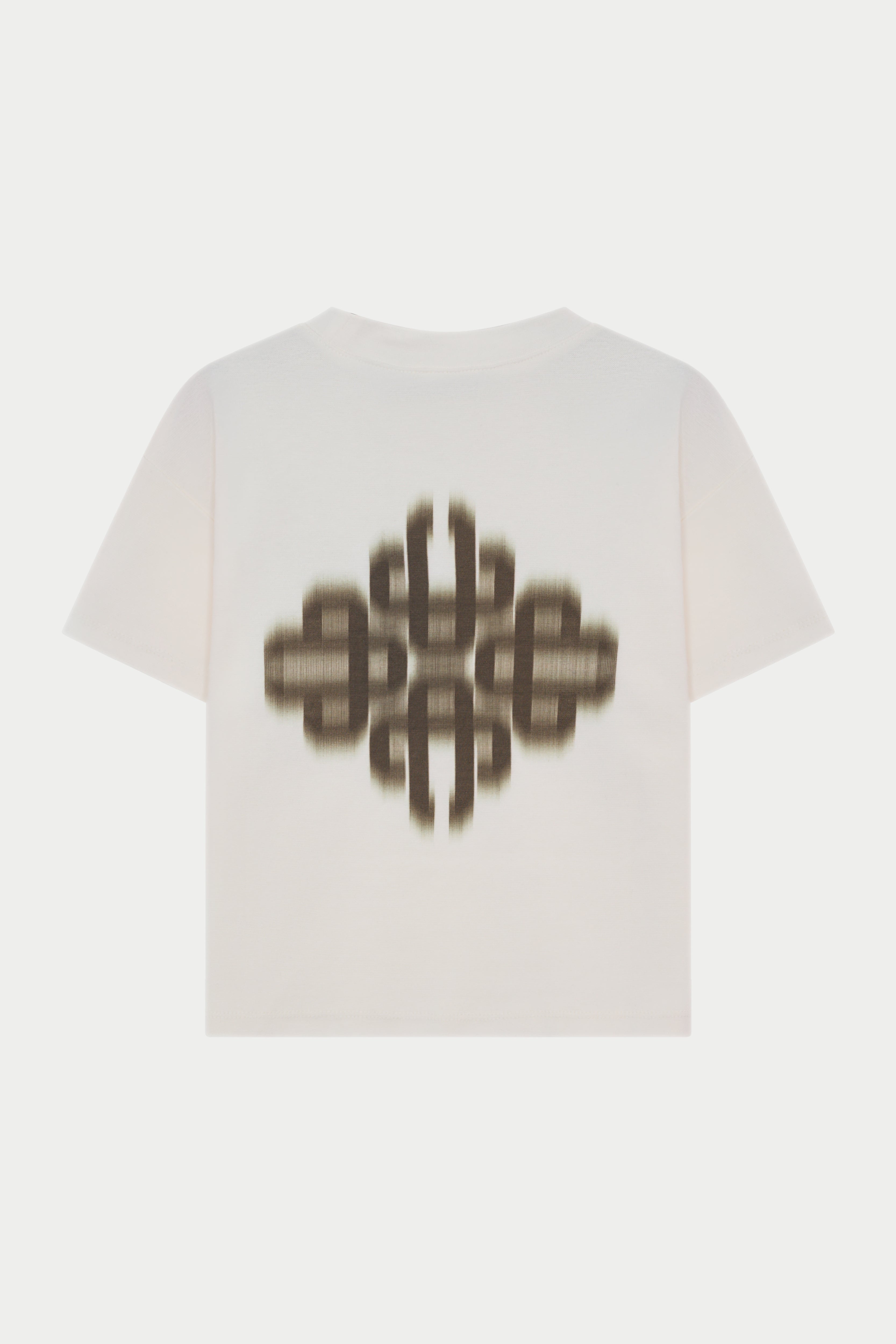 KIDS MOTION BLURRED T-SHIRT - OFF WHITE