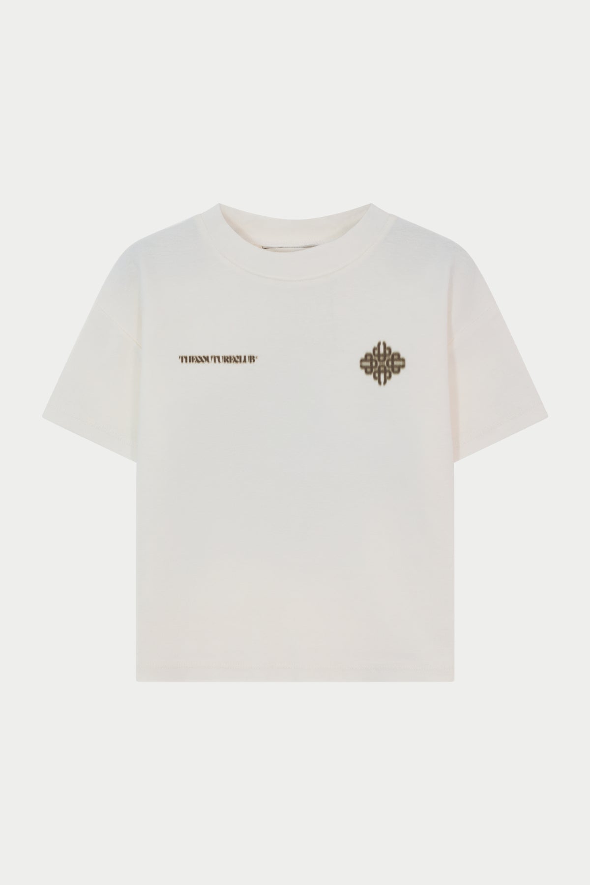 KIDS MOTION BLURRED T-SHIRT - OFF WHITE