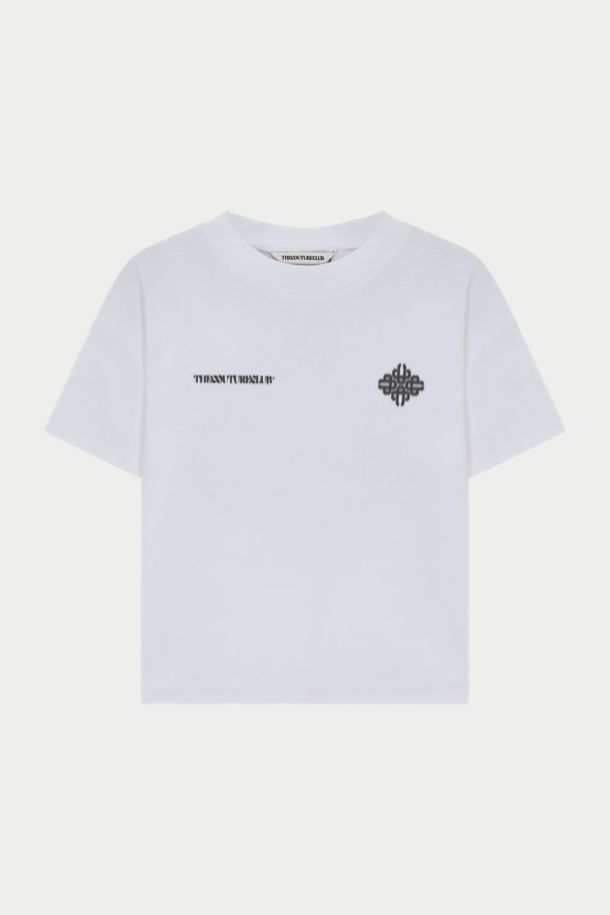 KIDS MOTION BLURRED T-SHIRT - WHITE