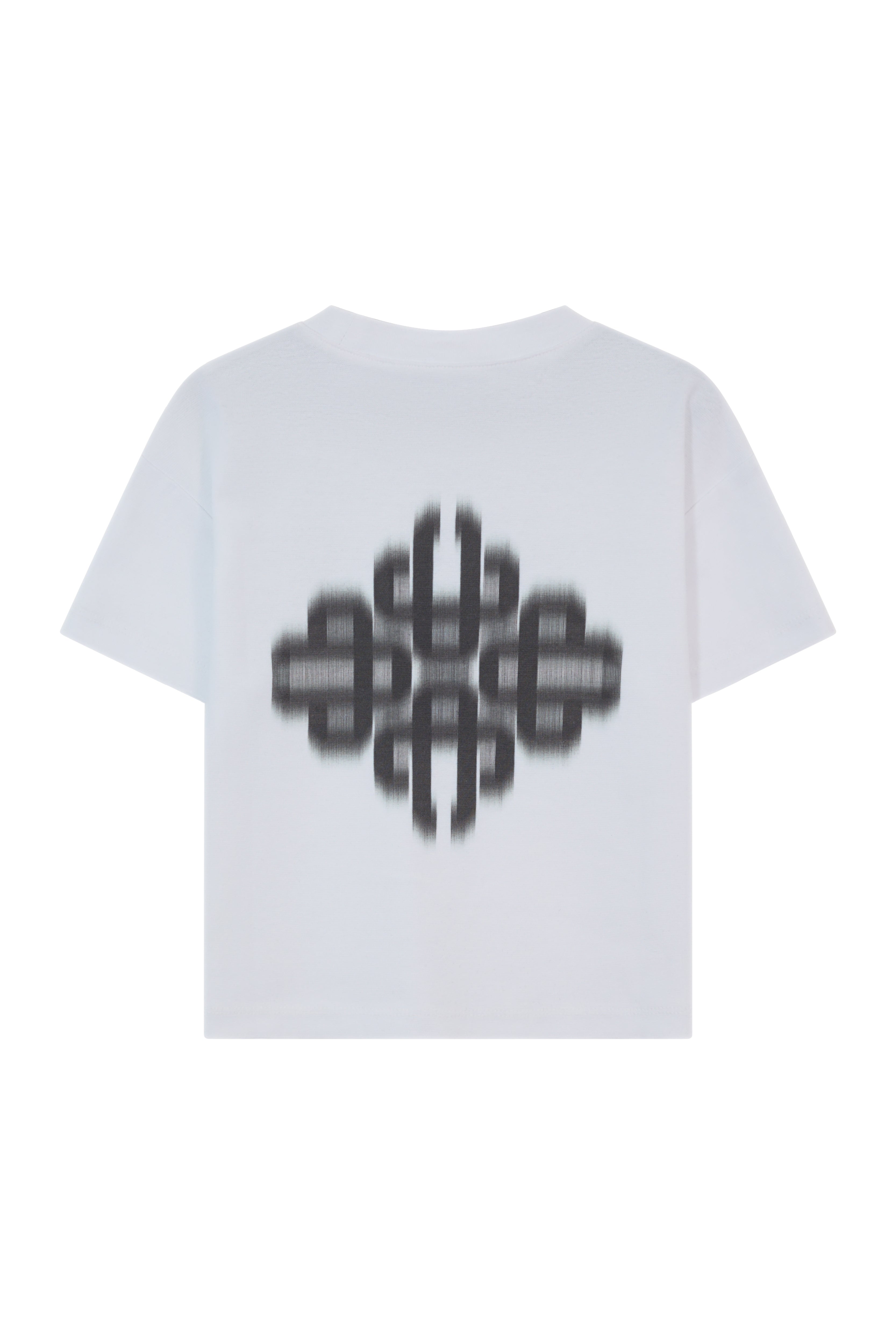 KIDS MOTION BLURRED T-SHIRT - WHITE