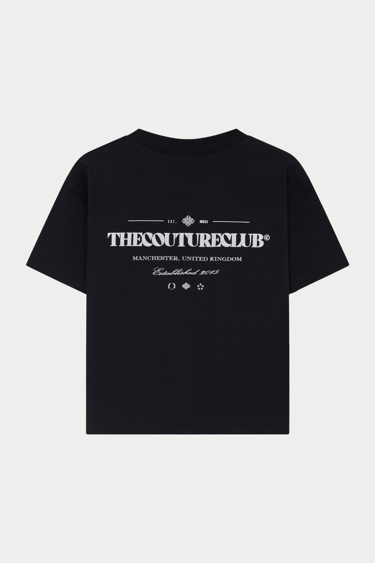 KIDS COPYRIGHT MULTI GRAPHIC T-SHIRT - BLACK