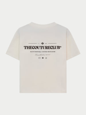JUNIOR COPYRIGHT GRAPHIC T-SHIRT - OFF WHITE