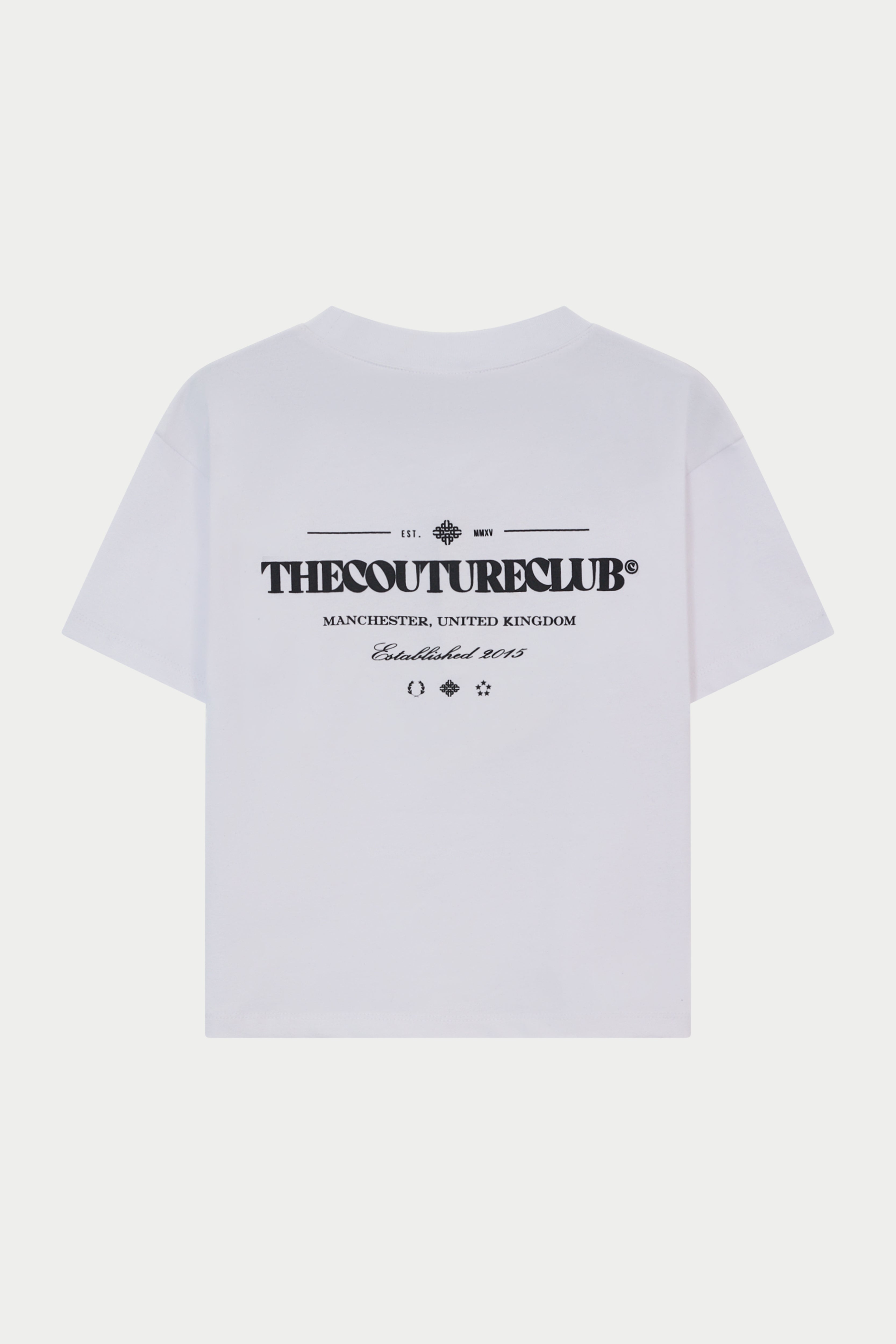 KIDS COPYRIGHT MULTI GRAPHIC T-SHIRT - WHITE