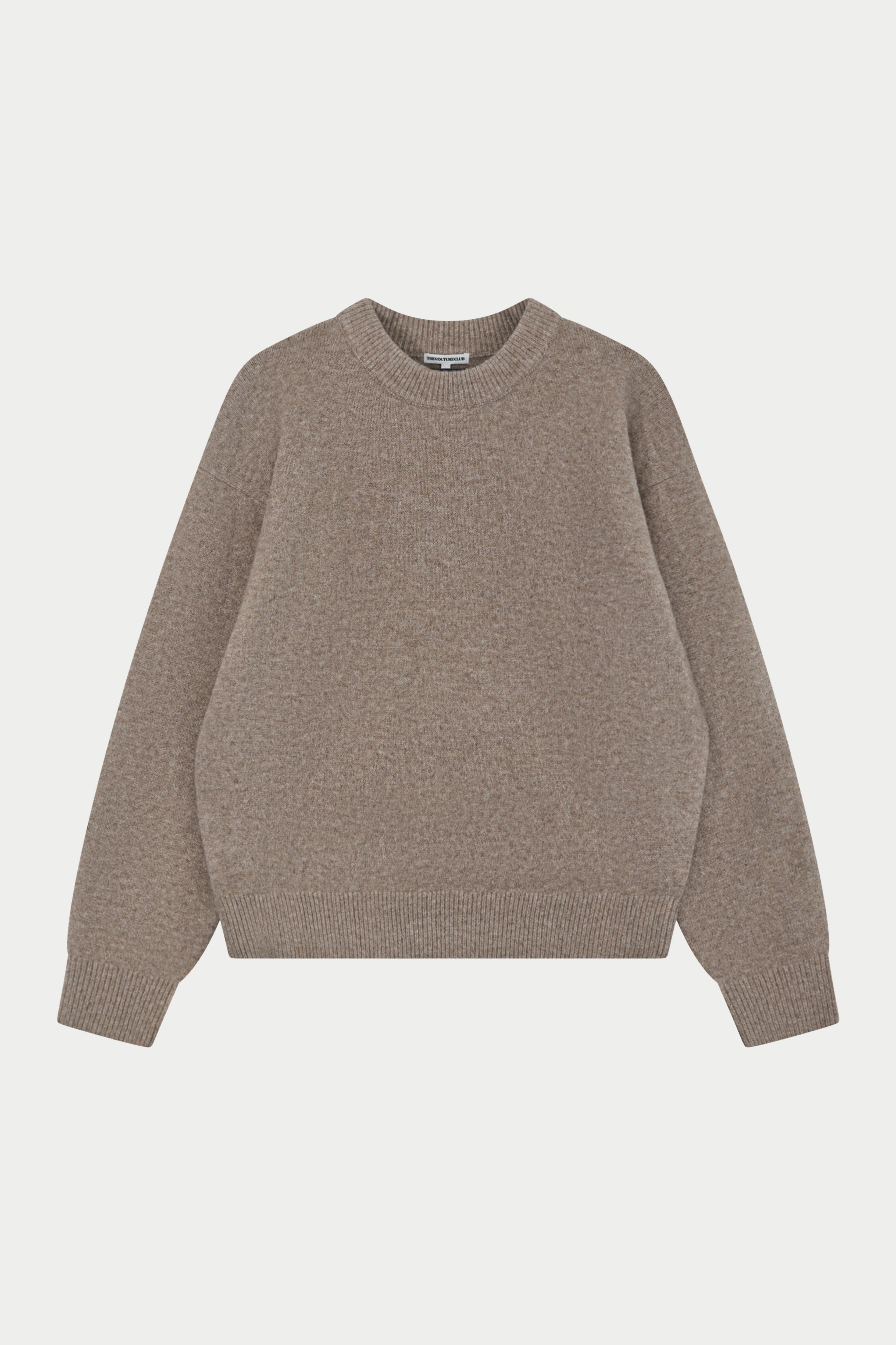 COPYRIGHT BRUSHED KNIT JUMPER - BEIGE