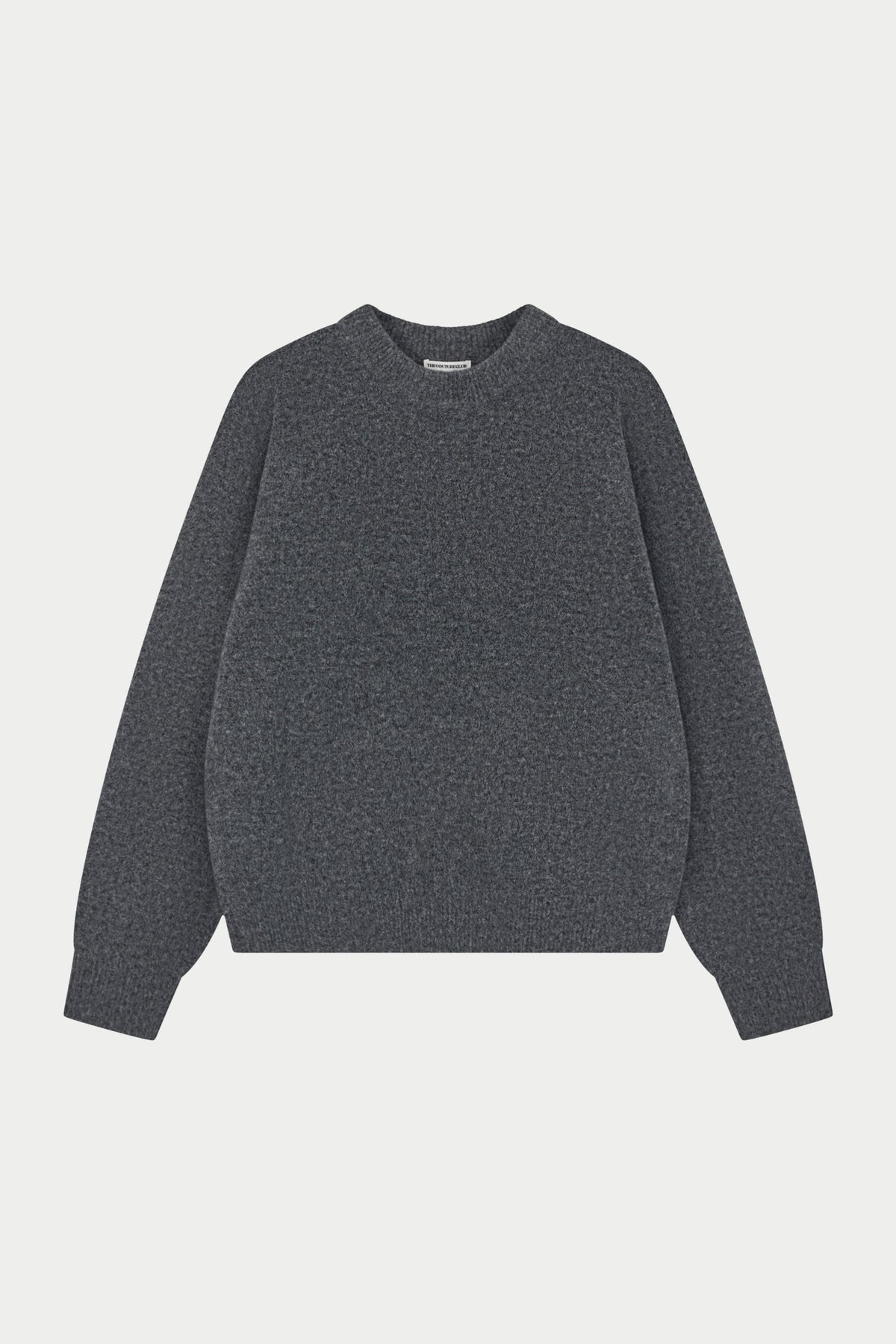 COPYRIGHT BRUSHED KNIT JUMPER - CHARCOAL