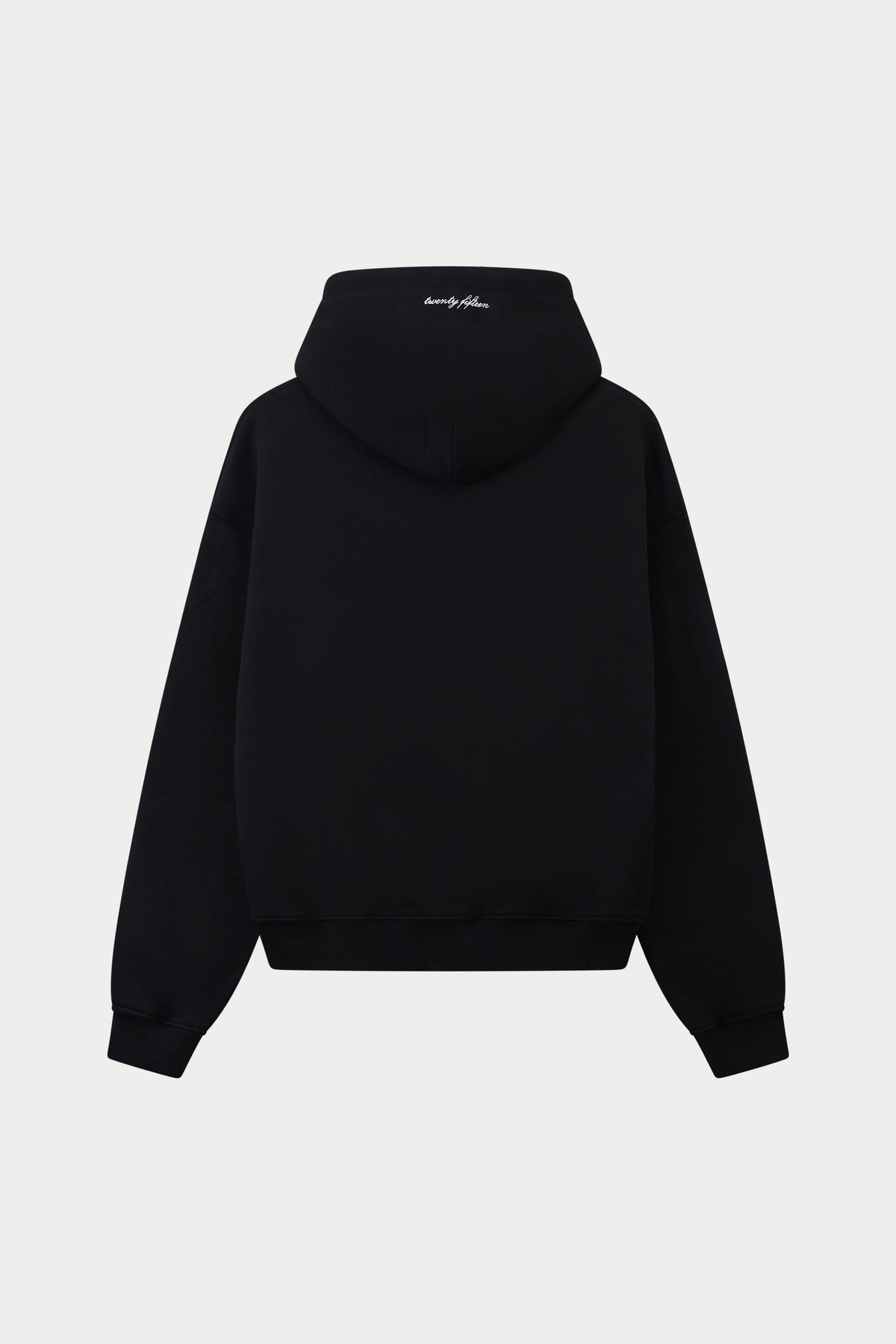 DESIGN DEPARTMENT CHEST PRINT HOODIE - BLACK