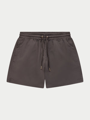 EMBLEM WATER REACTIVE SWIM SHORTS - BROWN