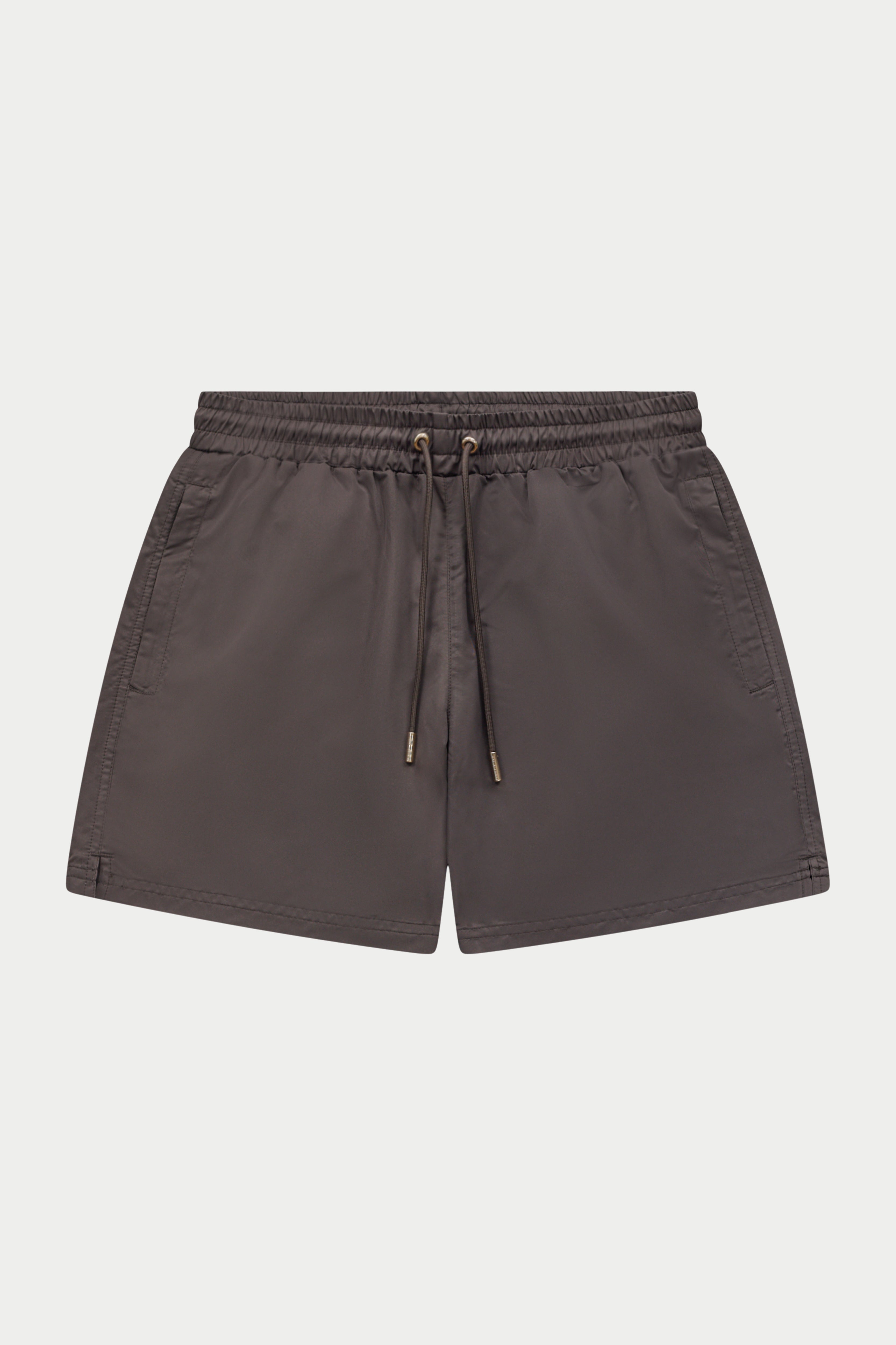 EMBLEM WATER REACTIVE SWIM SHORTS - BROWN