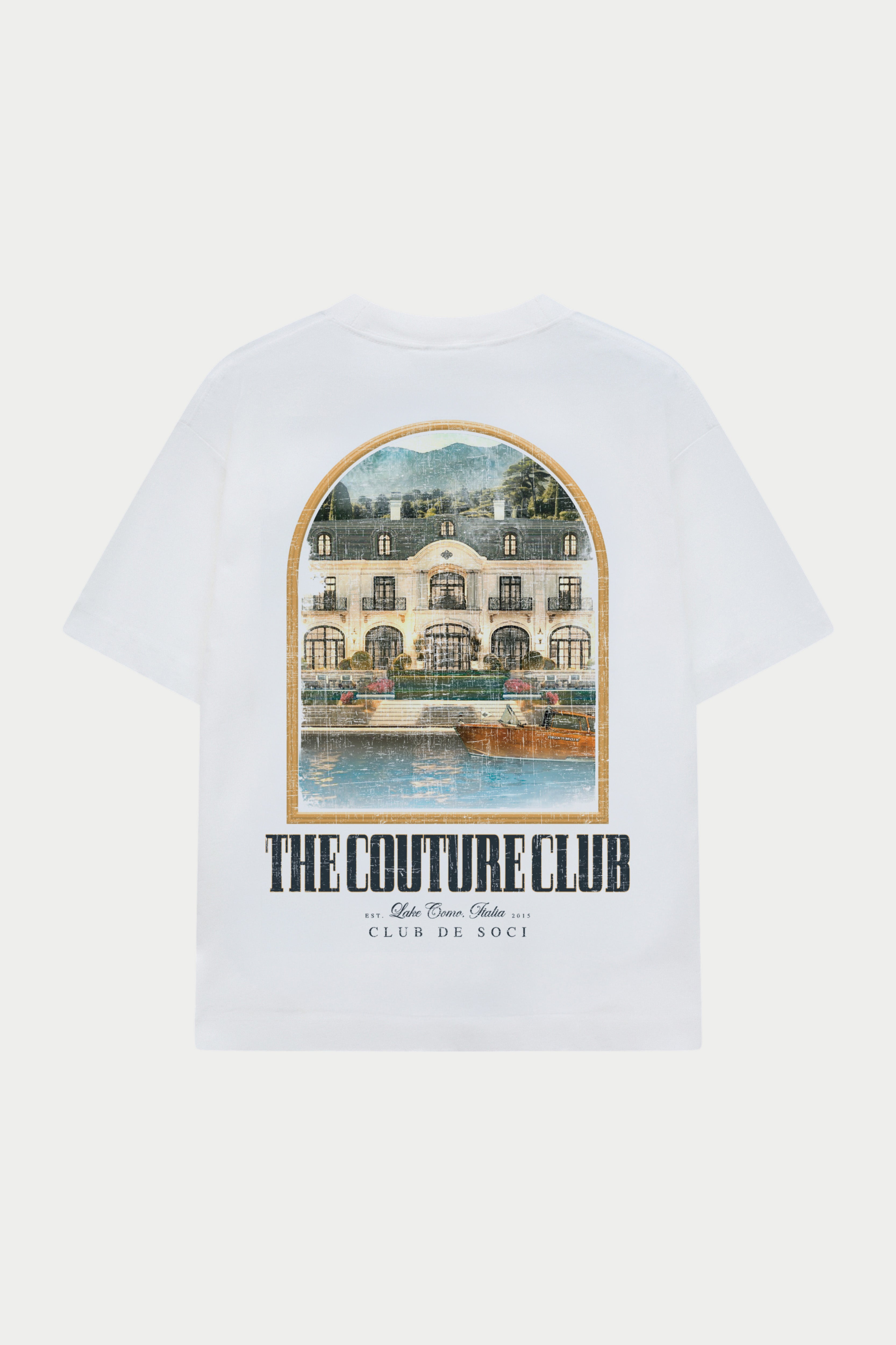 LAKE COMO GRAPHIC T-SHIRT - OFF WHITE
