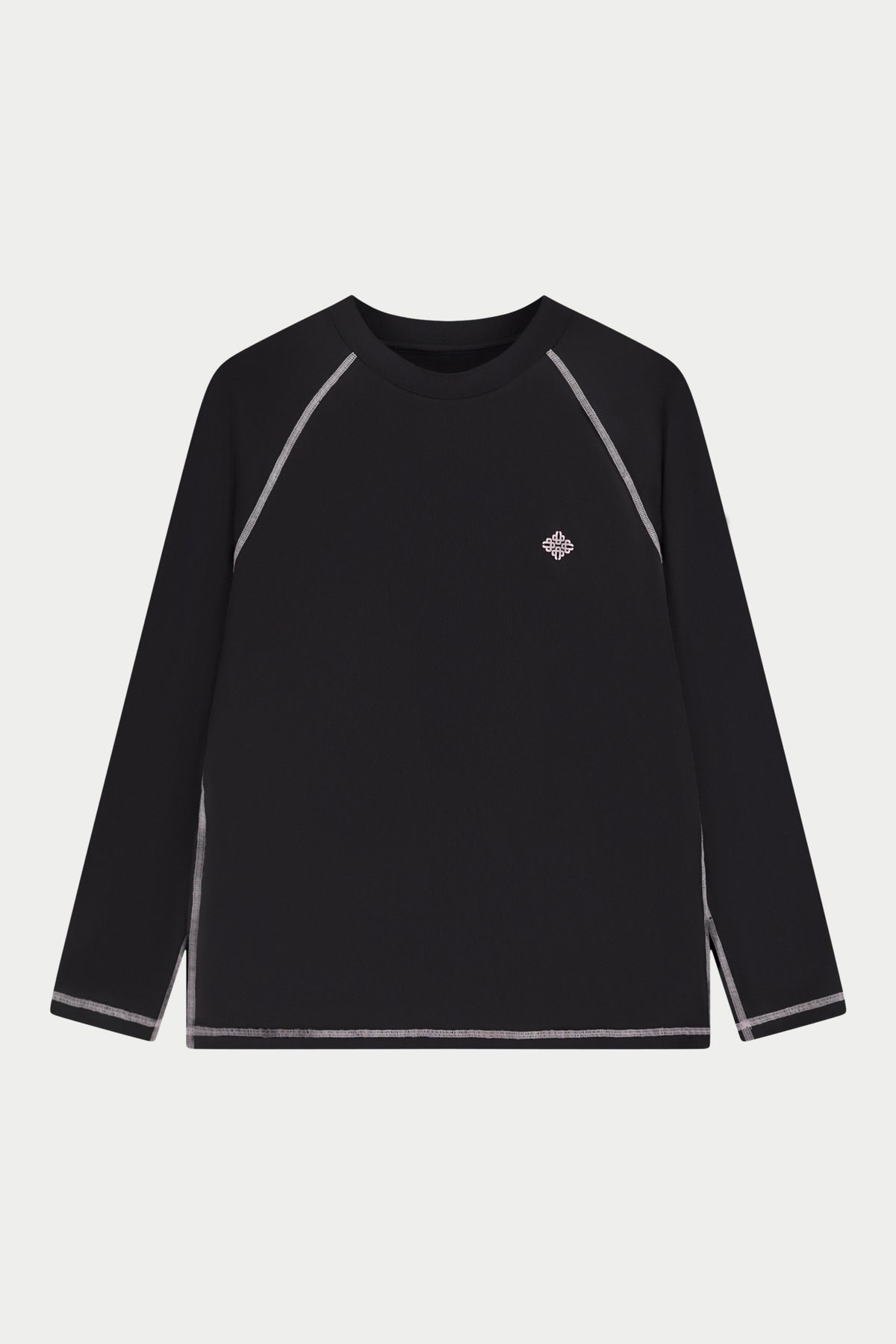 LONG SLEEVE TRAINING TOP - BLACK PINK