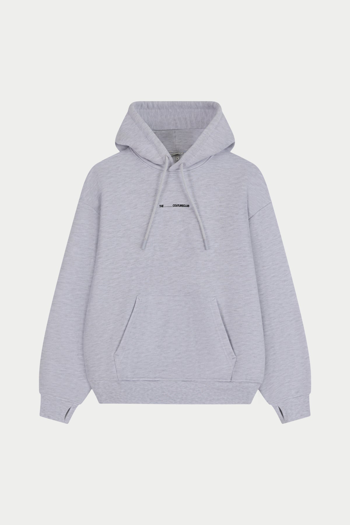 LUXURY IN MOTION GRAPHIC HOODIE - GREY MARL