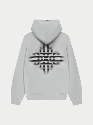 LUXURY IN MOTION GRAPHIC HOODIE - SALT