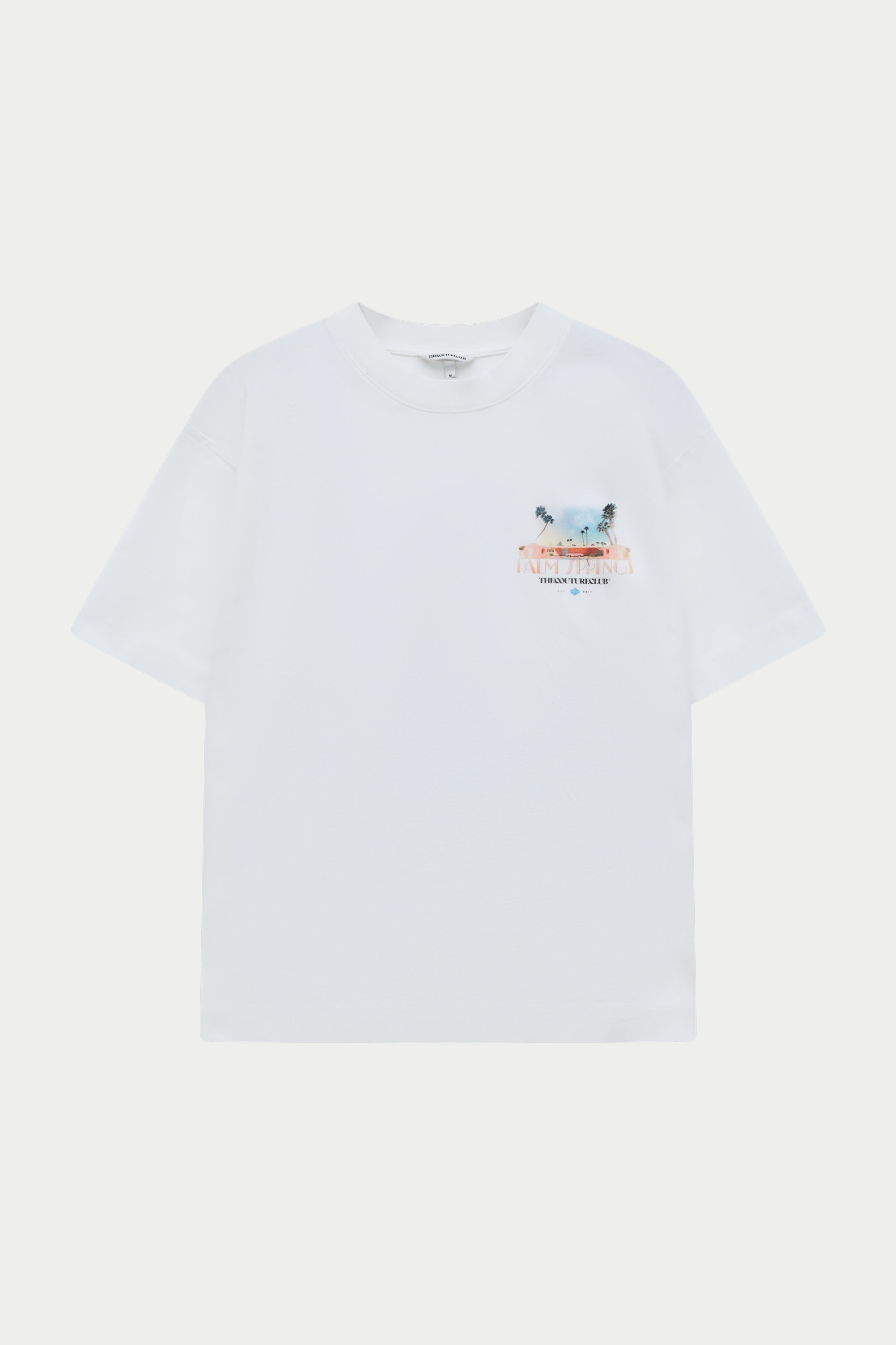 ART DECO PALM SPRINGS T-SHIRT - OFF WHITE