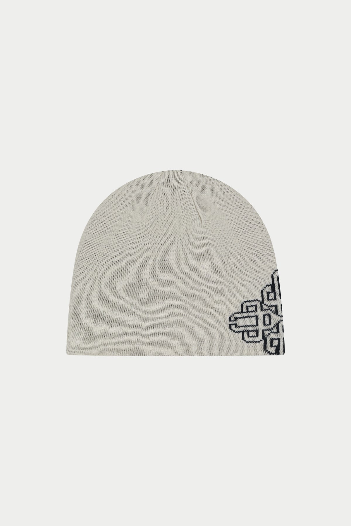 INTASIA EMBLEM BEANIE - WHITE