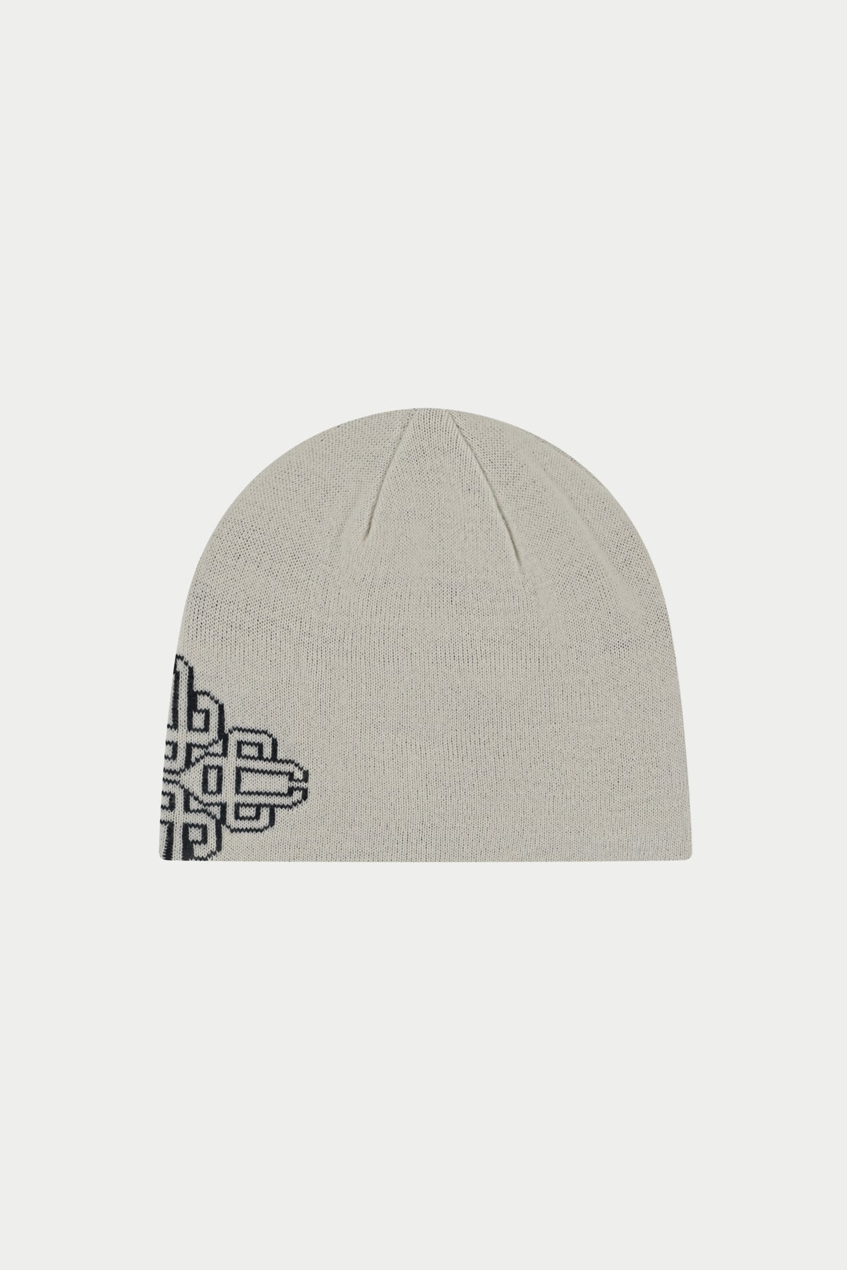INTASIA EMBLEM BEANIE - WHITE